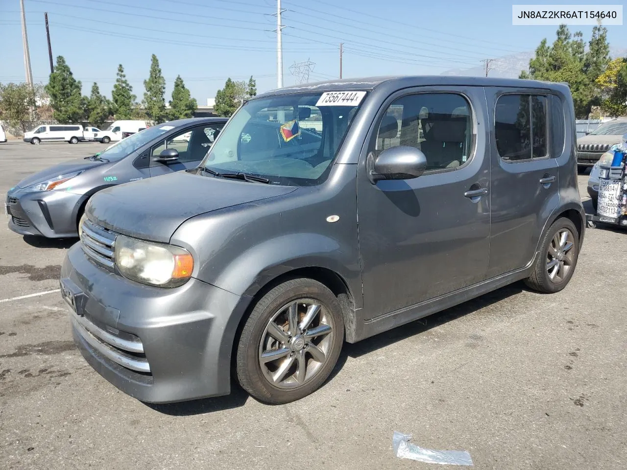 2010 Nissan Cube Base VIN: JN8AZ2KR6AT154640 Lot: 73567444