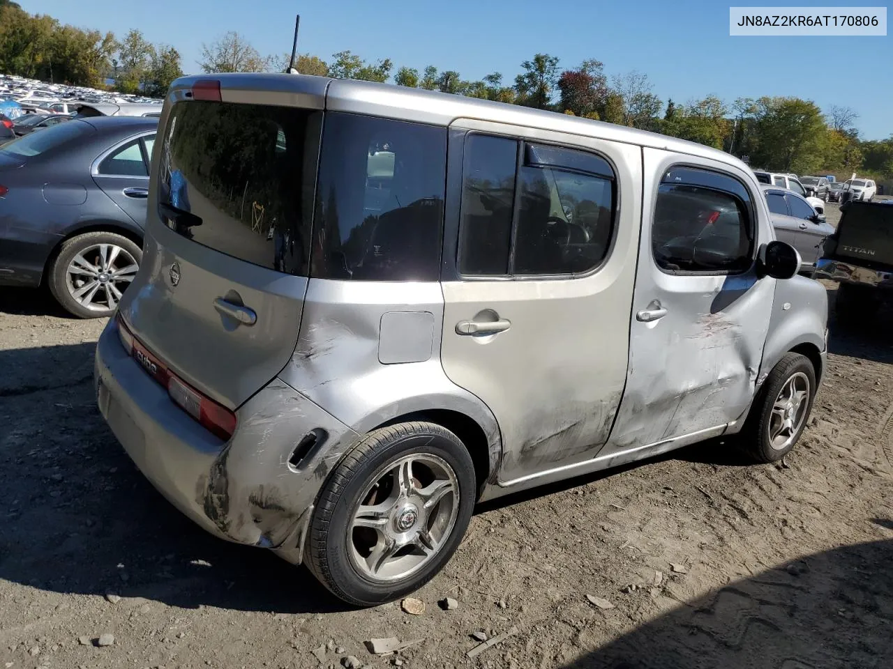 2010 Nissan Cube Base VIN: JN8AZ2KR6AT170806 Lot: 74718474