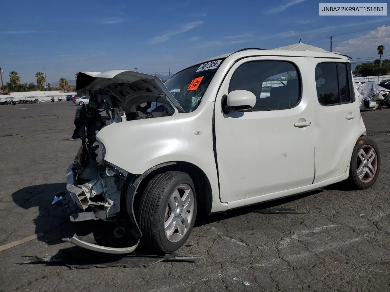 2010 Nissan Cube Base VIN: JN8AZ2KR9AT151683 Lot: 74812854