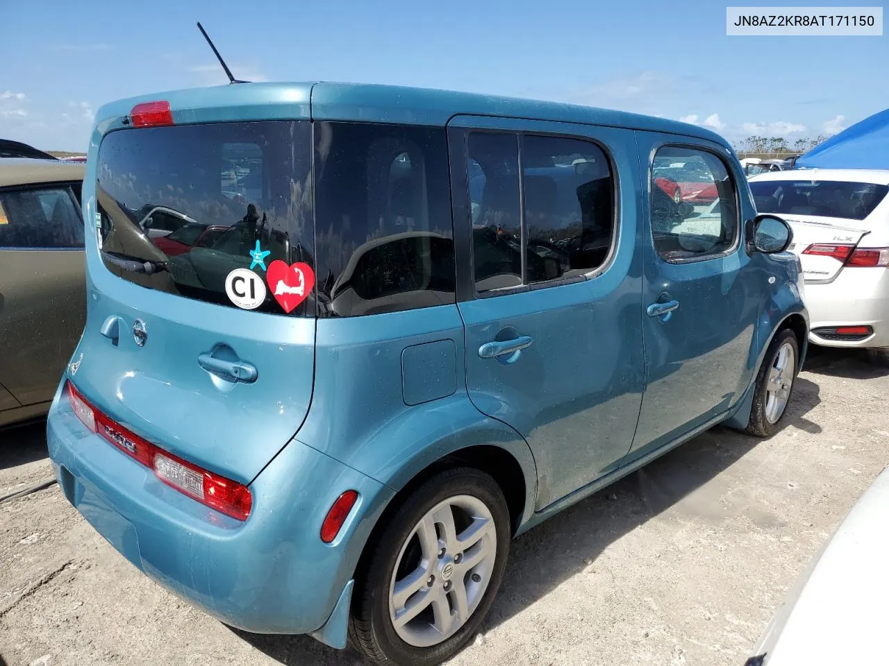 2010 Nissan Cube Base VIN: JN8AZ2KR8AT171150 Lot: 75468334