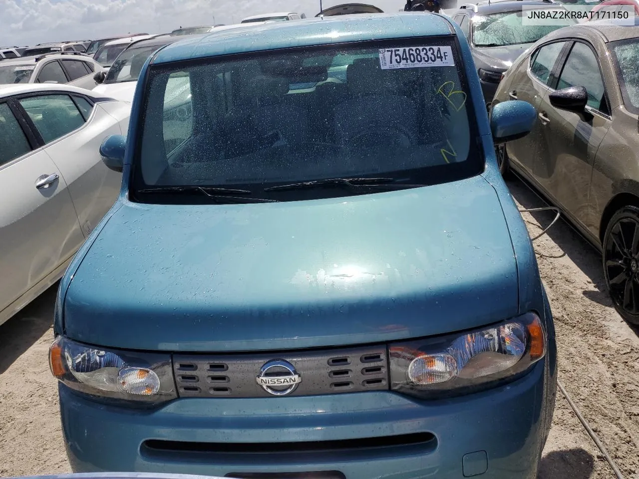 2010 Nissan Cube Base VIN: JN8AZ2KR8AT171150 Lot: 75468334