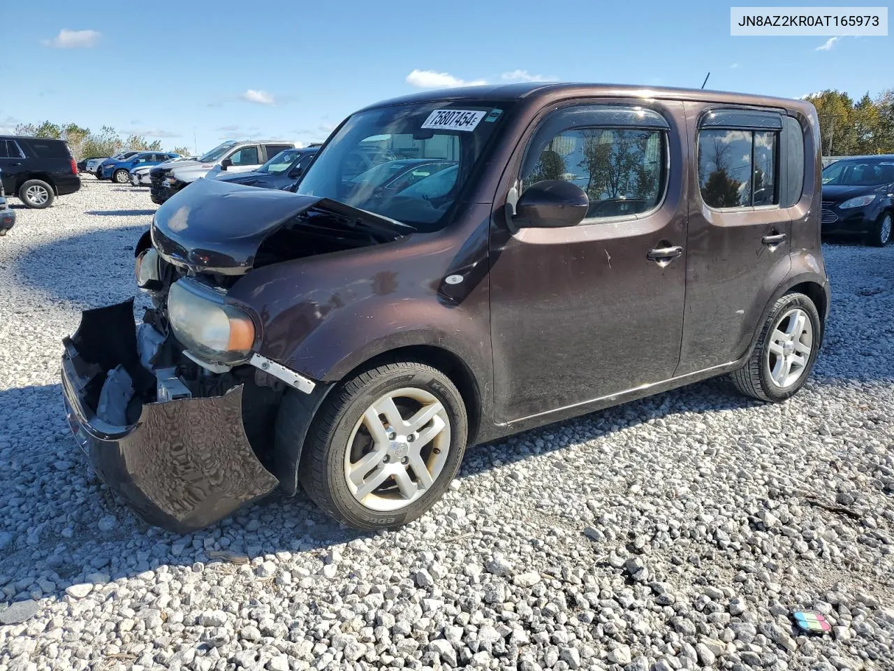 2010 Nissan Cube Base VIN: JN8AZ2KR0AT165973 Lot: 75807454