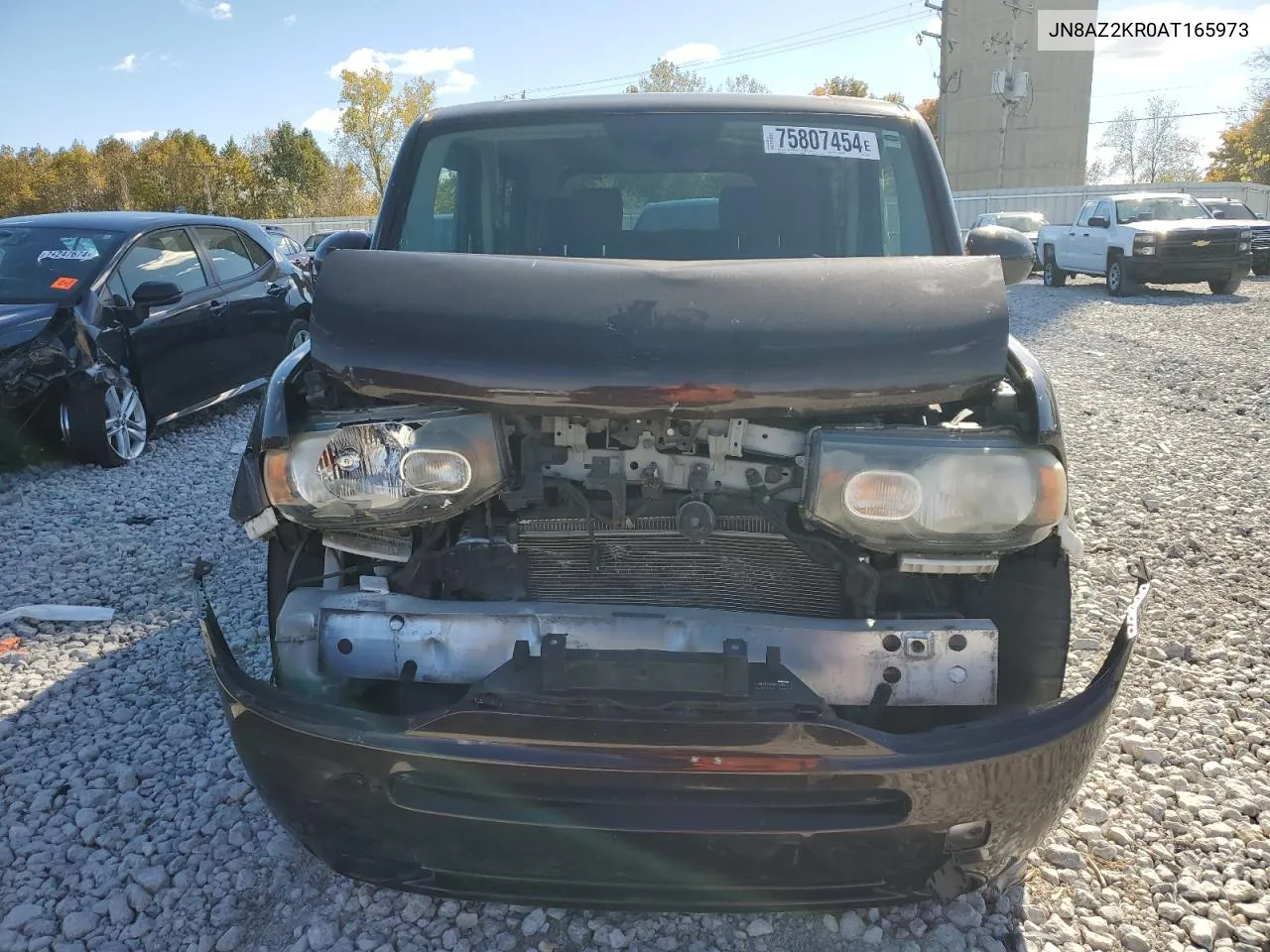 2010 Nissan Cube Base VIN: JN8AZ2KR0AT165973 Lot: 75807454