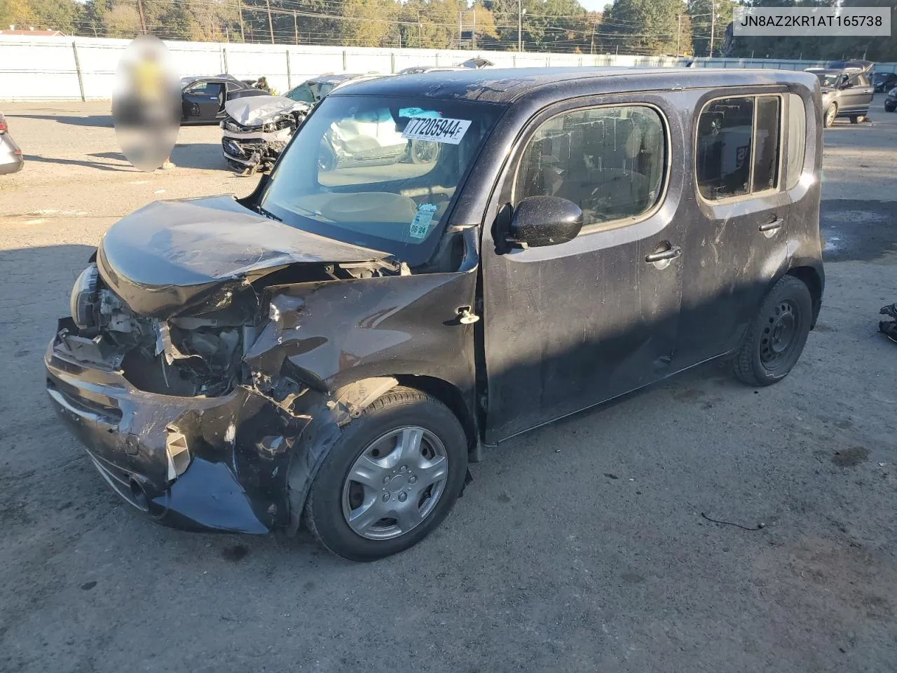 2010 Nissan Cube Base VIN: JN8AZ2KR1AT165738 Lot: 77205944