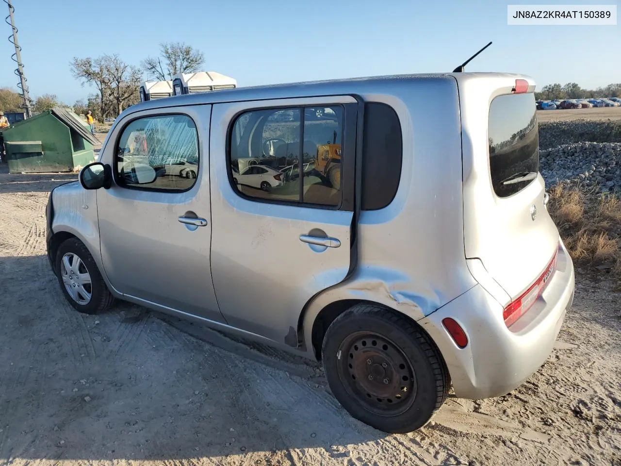 2010 Nissan Cube Base VIN: JN8AZ2KR4AT150389 Lot: 77579384