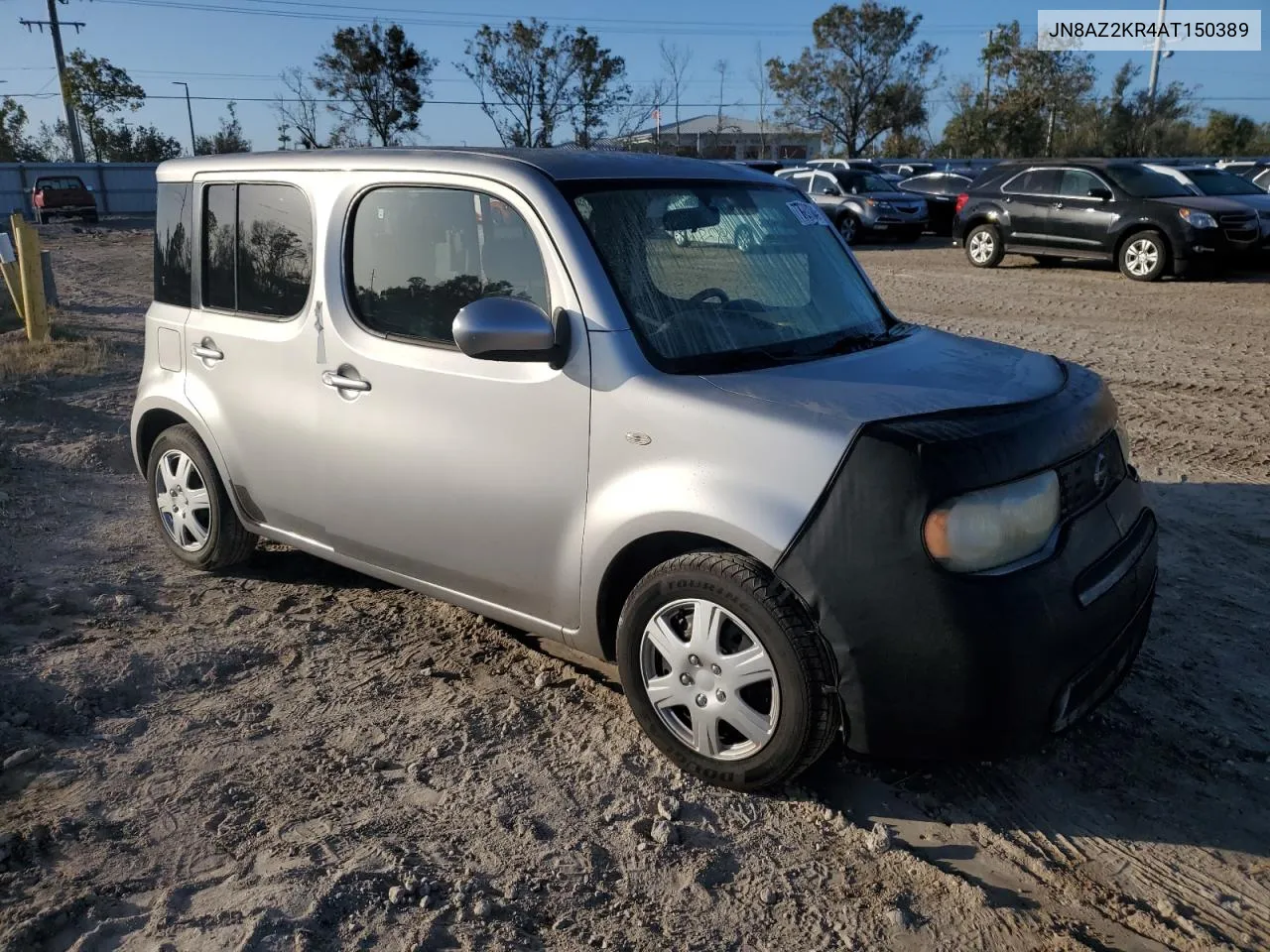 2010 Nissan Cube Base VIN: JN8AZ2KR4AT150389 Lot: 77579384