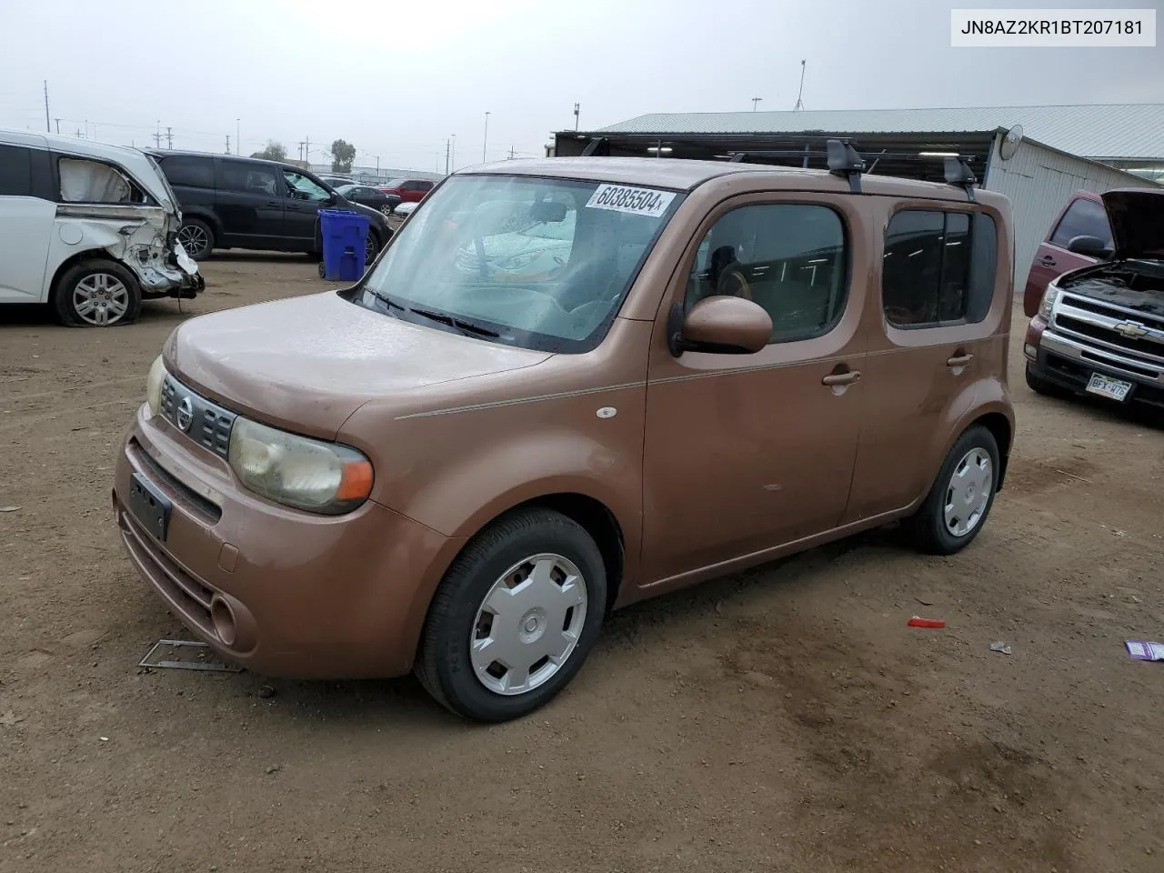 2011 Nissan Cube Base VIN: JN8AZ2KR1BT207181 Lot: 60385504