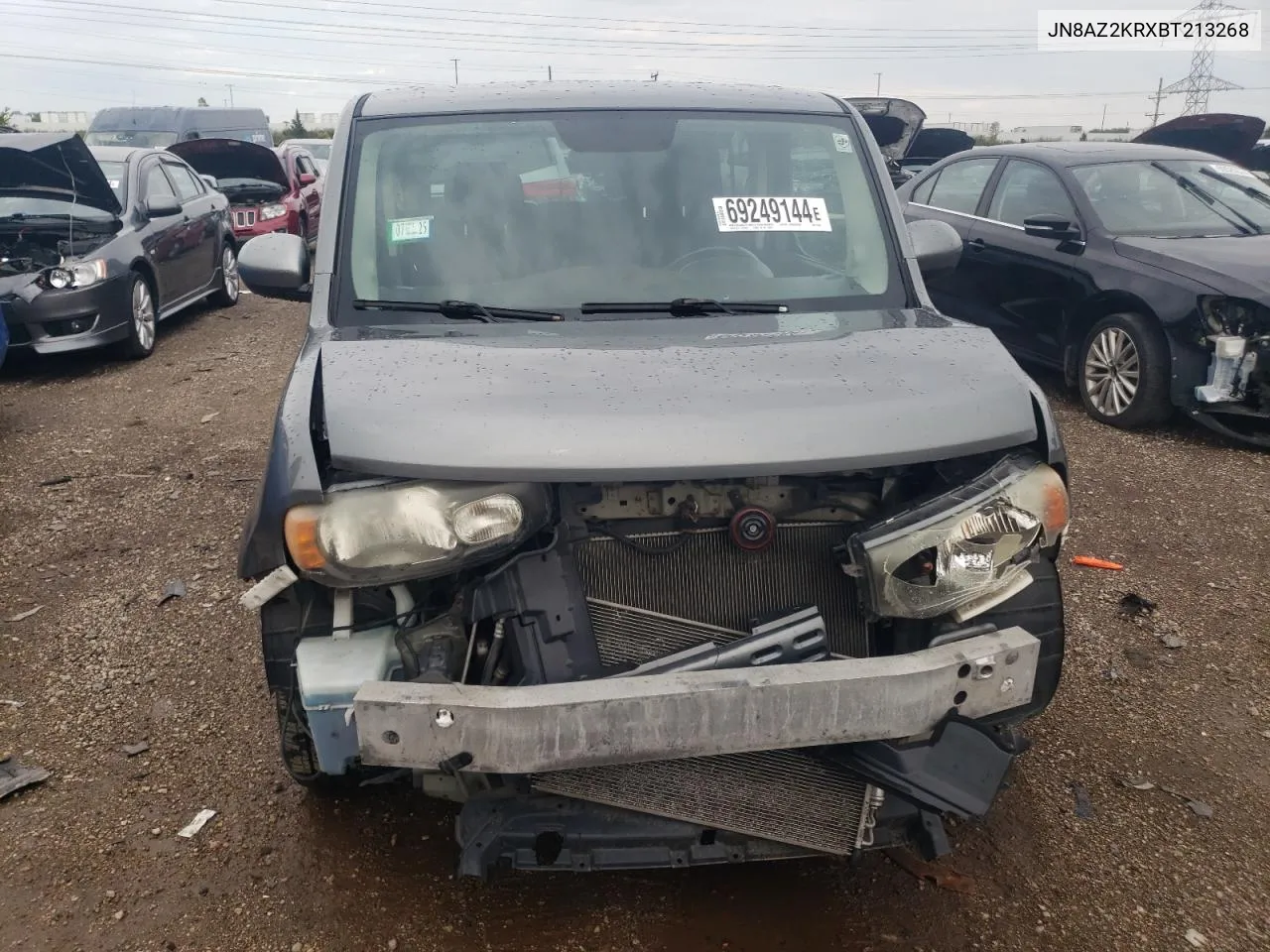 2011 Nissan Cube Base VIN: JN8AZ2KRXBT213268 Lot: 69249144