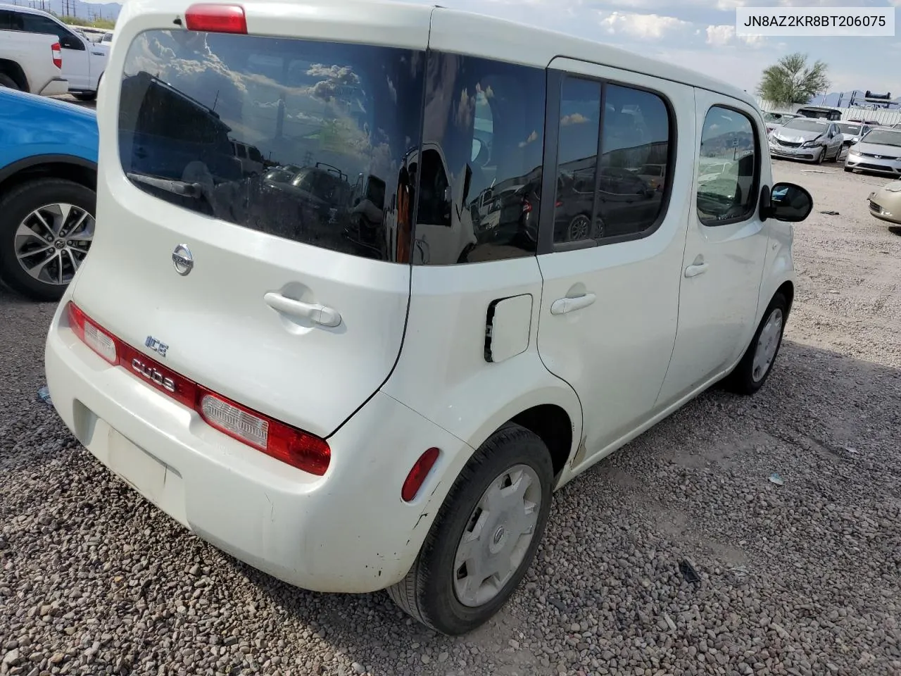 2011 Nissan Cube Base VIN: JN8AZ2KR8BT206075 Lot: 74144234