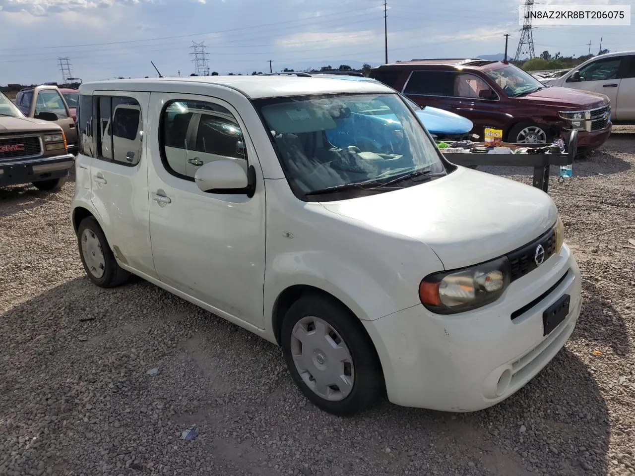 2011 Nissan Cube Base VIN: JN8AZ2KR8BT206075 Lot: 74144234