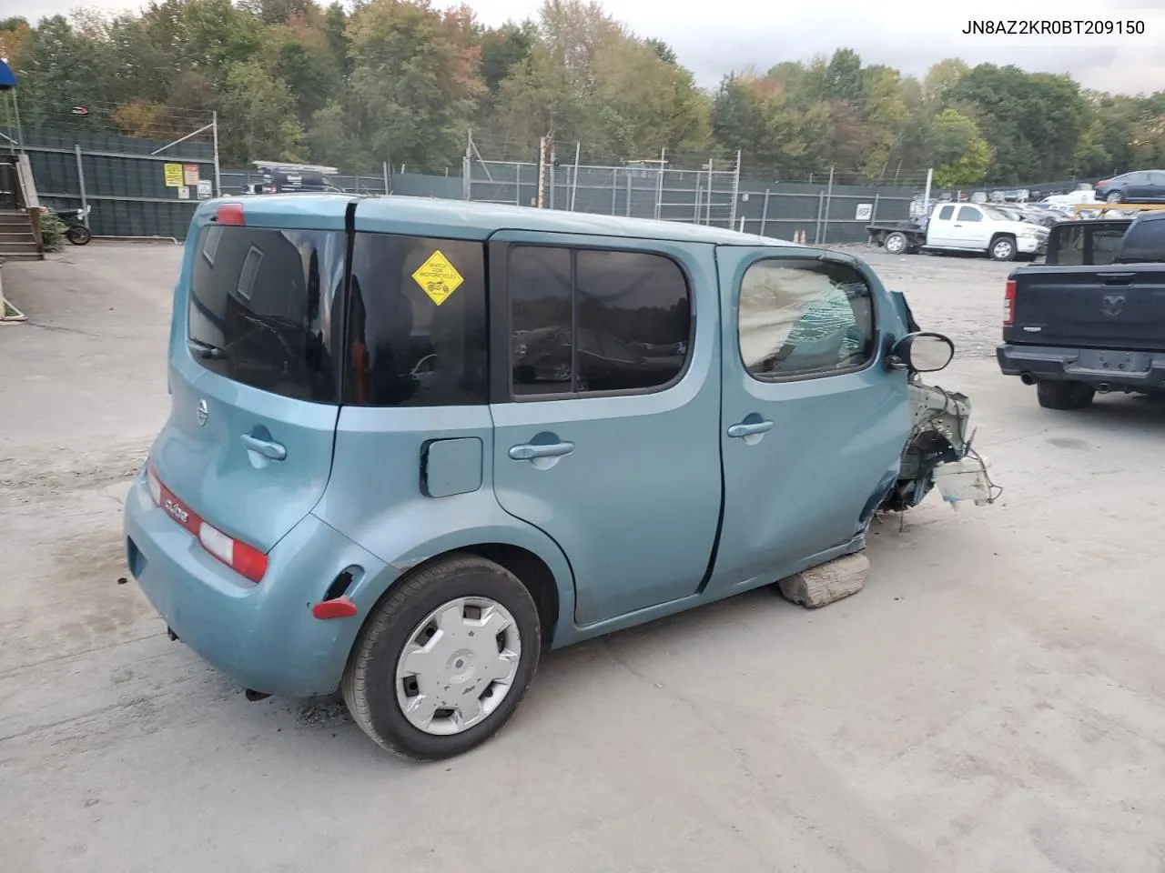 2011 Nissan Cube Base VIN: JN8AZ2KR0BT209150 Lot: 74666764