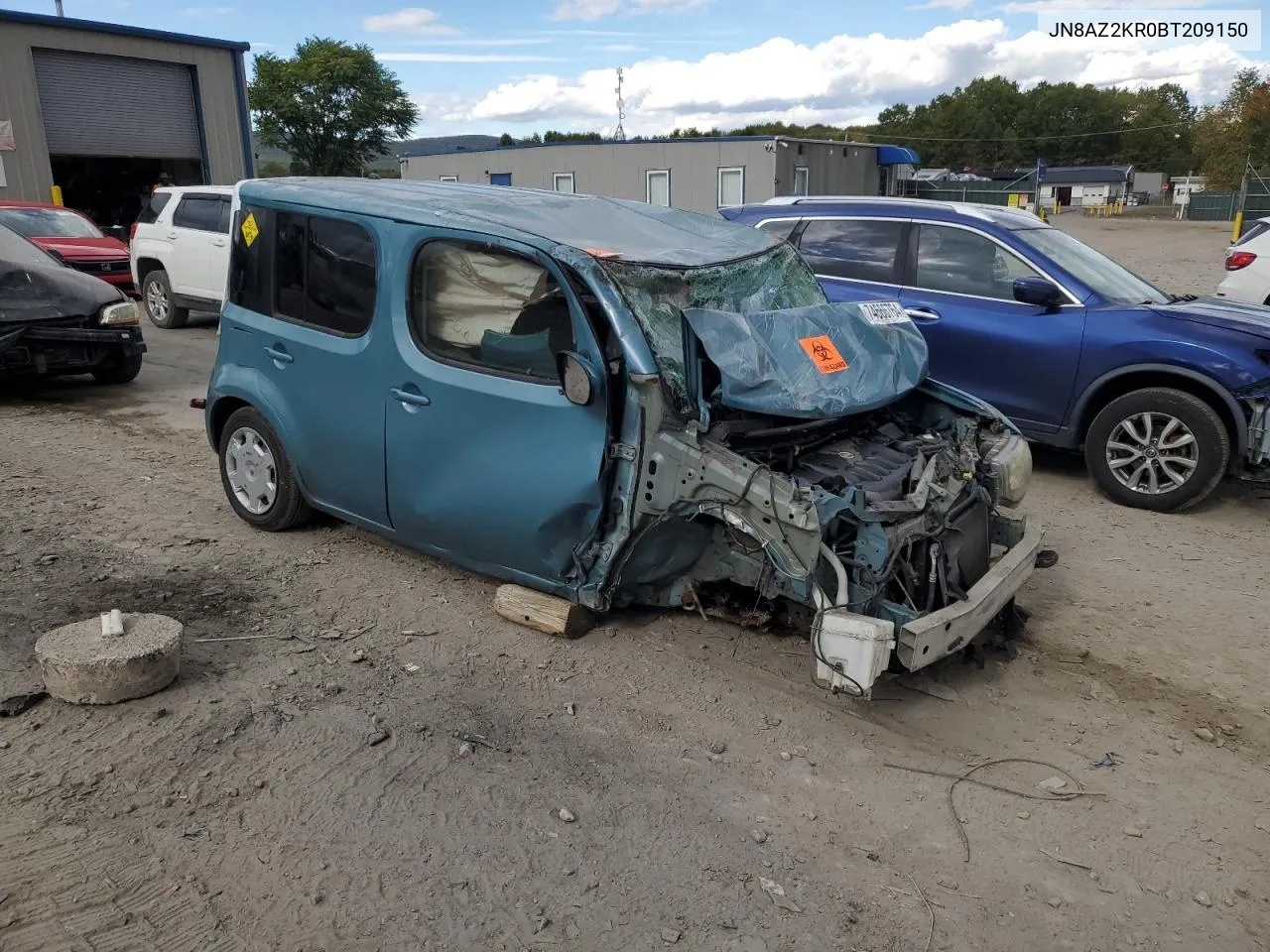 2011 Nissan Cube Base VIN: JN8AZ2KR0BT209150 Lot: 74666764