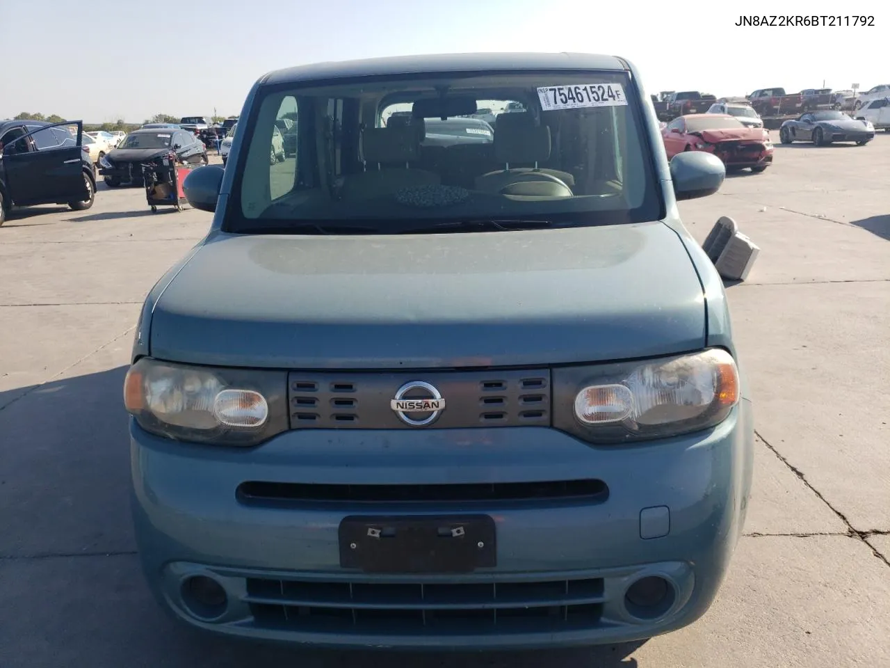 2011 Nissan Cube Base VIN: JN8AZ2KR6BT211792 Lot: 75461524