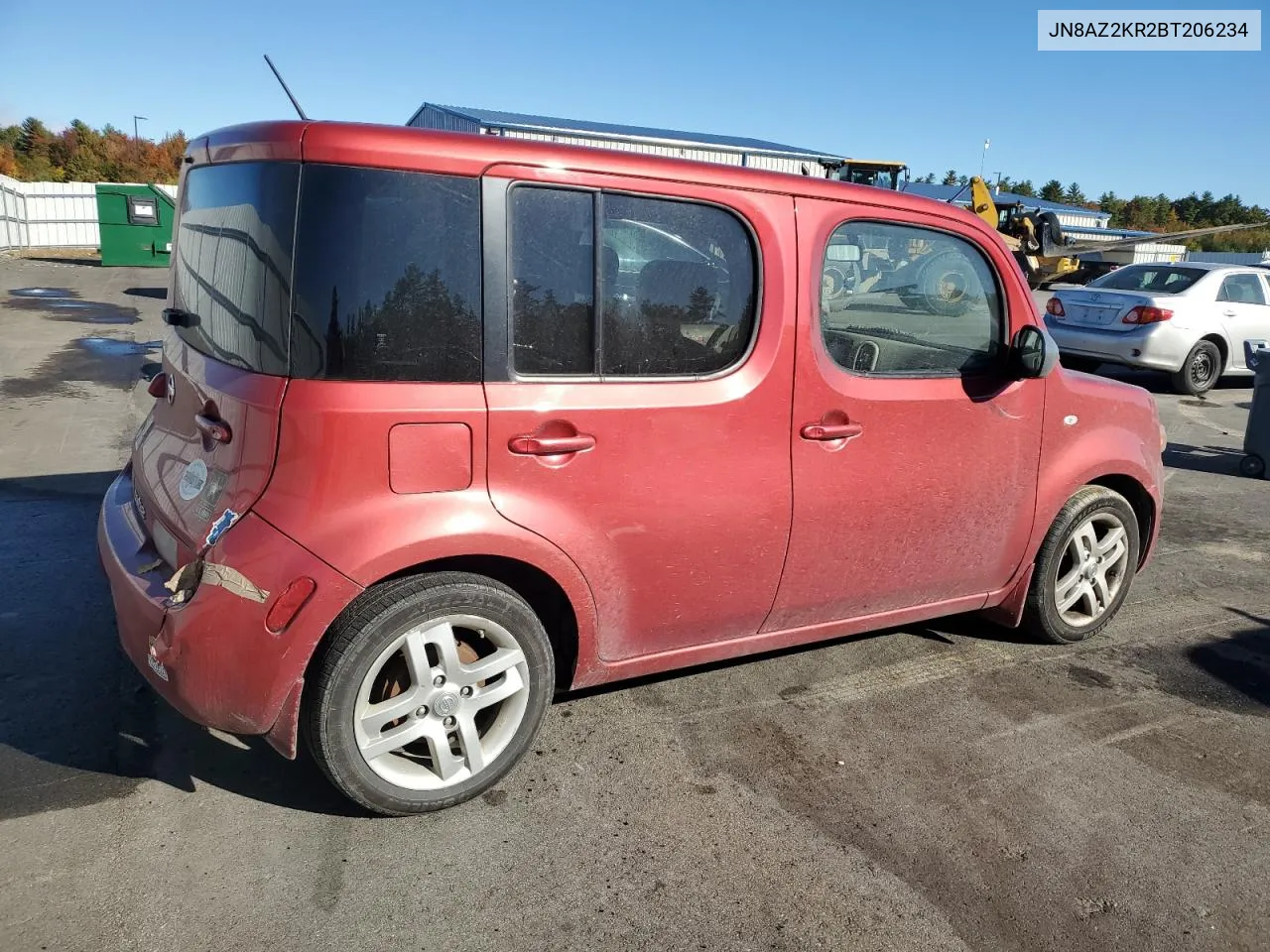 2011 Nissan Cube Base VIN: JN8AZ2KR2BT206234 Lot: 76030224