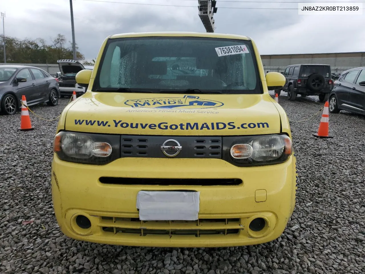 2011 Nissan Cube Base VIN: JN8AZ2KR0BT213859 Lot: 76381094