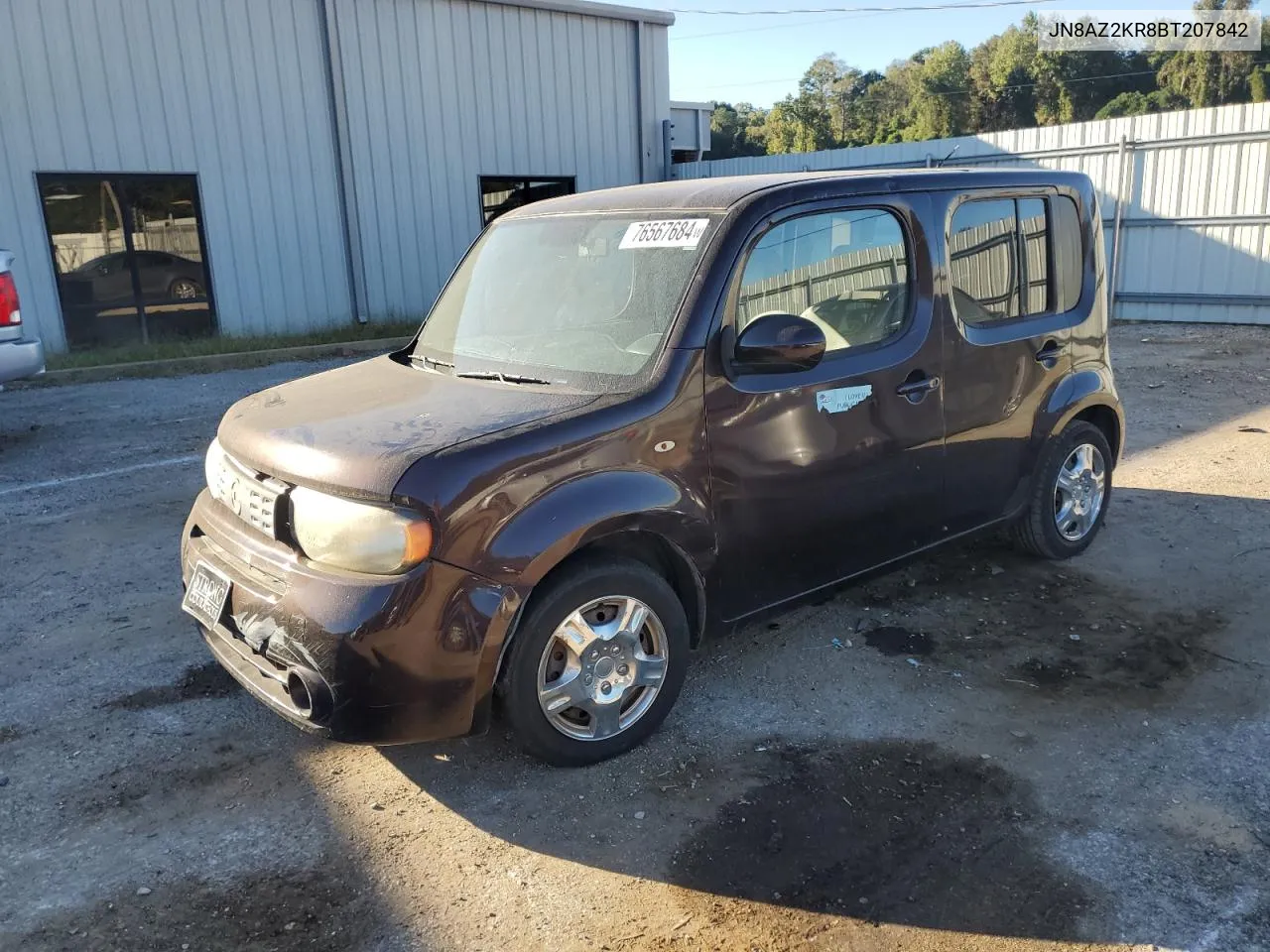 2011 Nissan Cube Base VIN: JN8AZ2KR8BT207842 Lot: 76567684