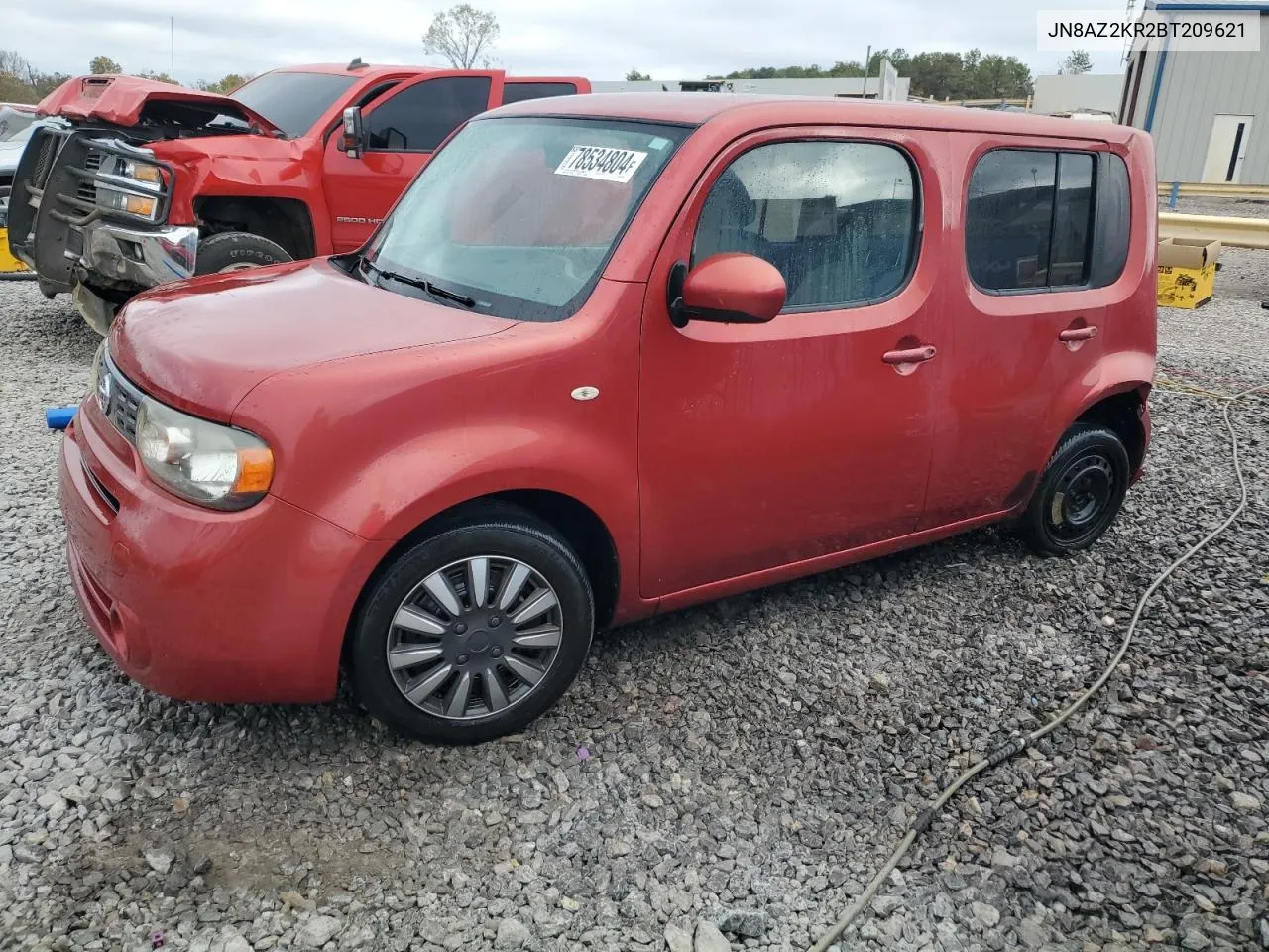 2011 Nissan Cube Base VIN: JN8AZ2KR2BT209621 Lot: 78534804