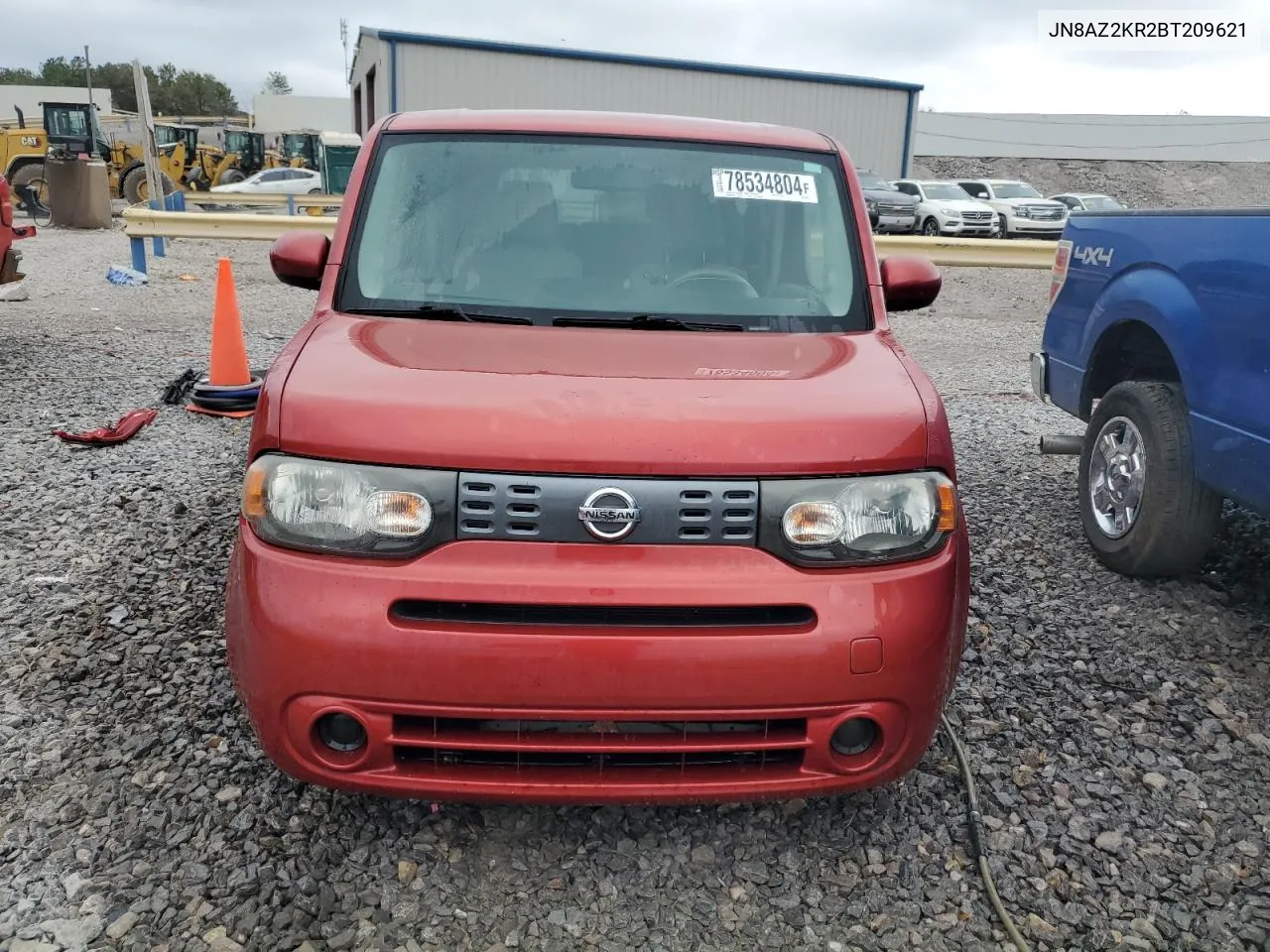 2011 Nissan Cube Base VIN: JN8AZ2KR2BT209621 Lot: 78534804