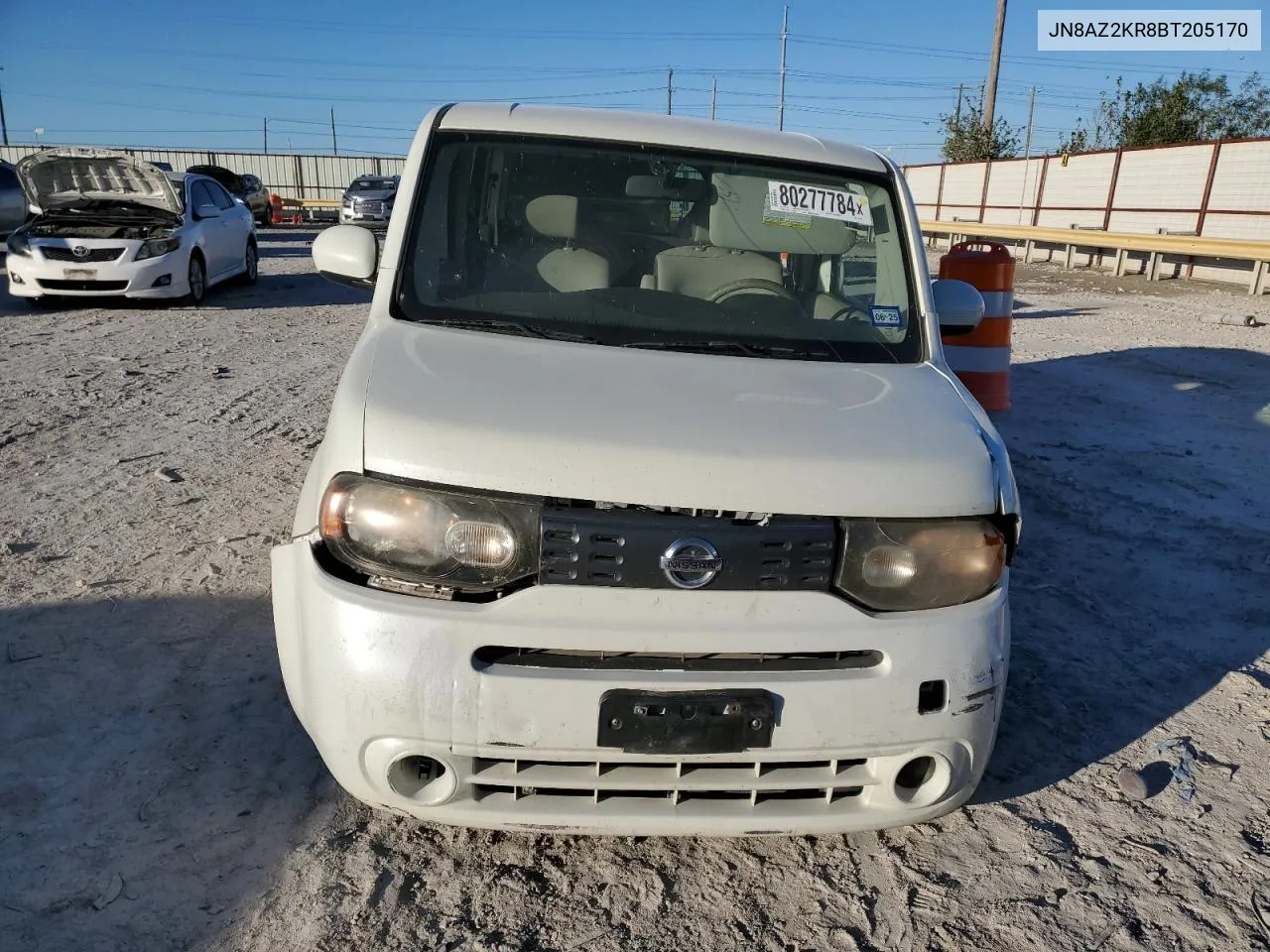 2011 Nissan Cube Base VIN: JN8AZ2KR8BT205170 Lot: 80277784