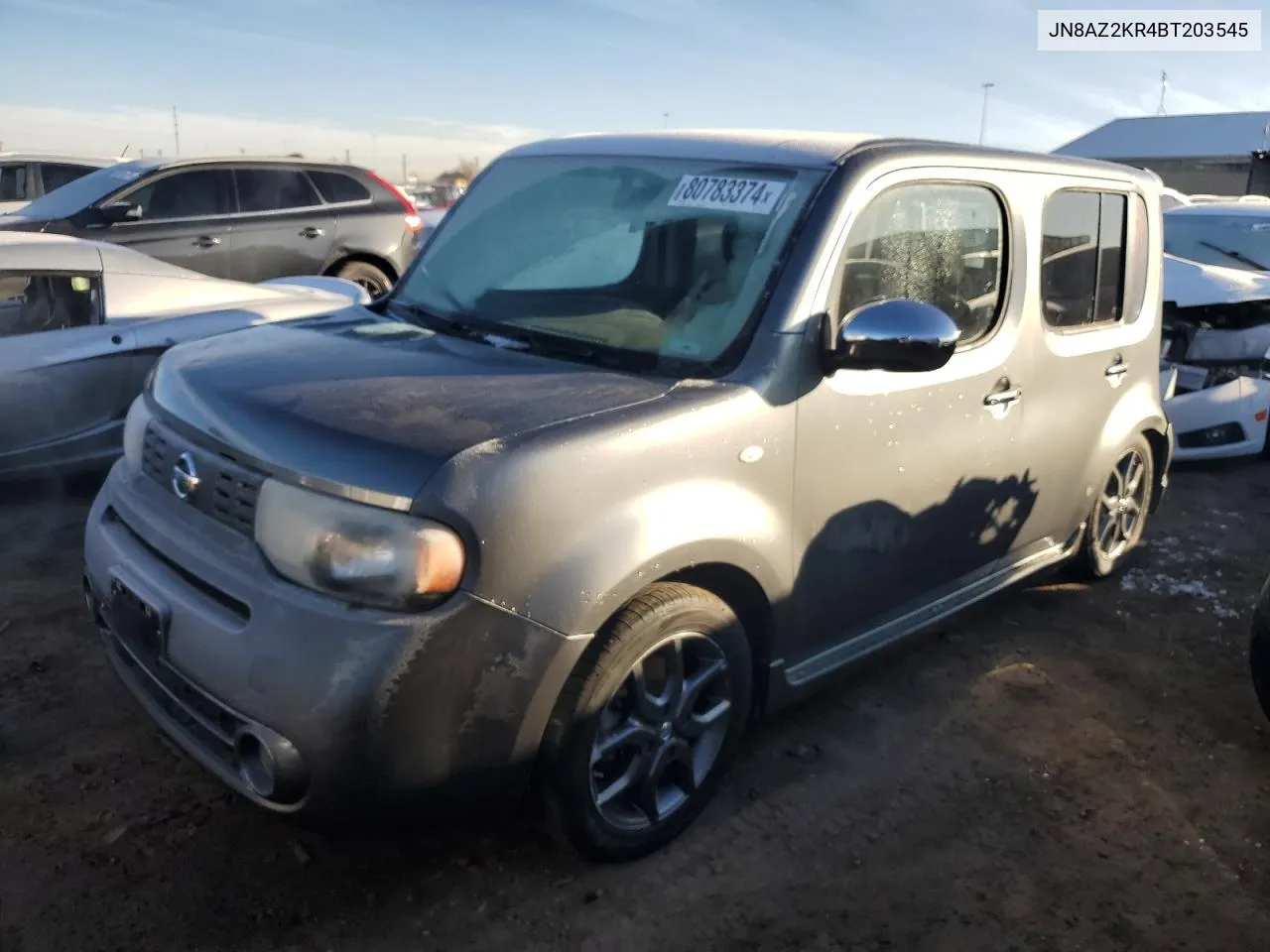 2011 Nissan Cube Base VIN: JN8AZ2KR4BT203545 Lot: 80783374