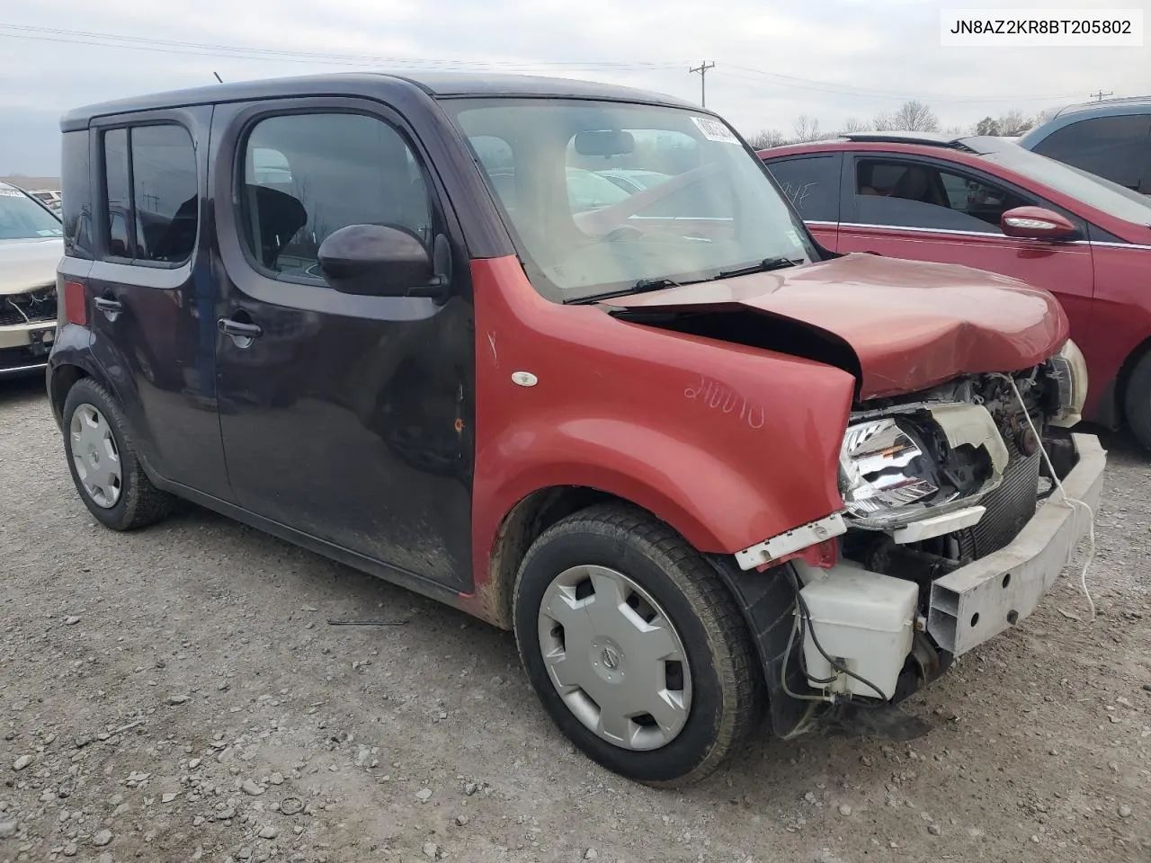 2011 Nissan Cube Base VIN: JN8AZ2KR8BT205802 Lot: 80875364