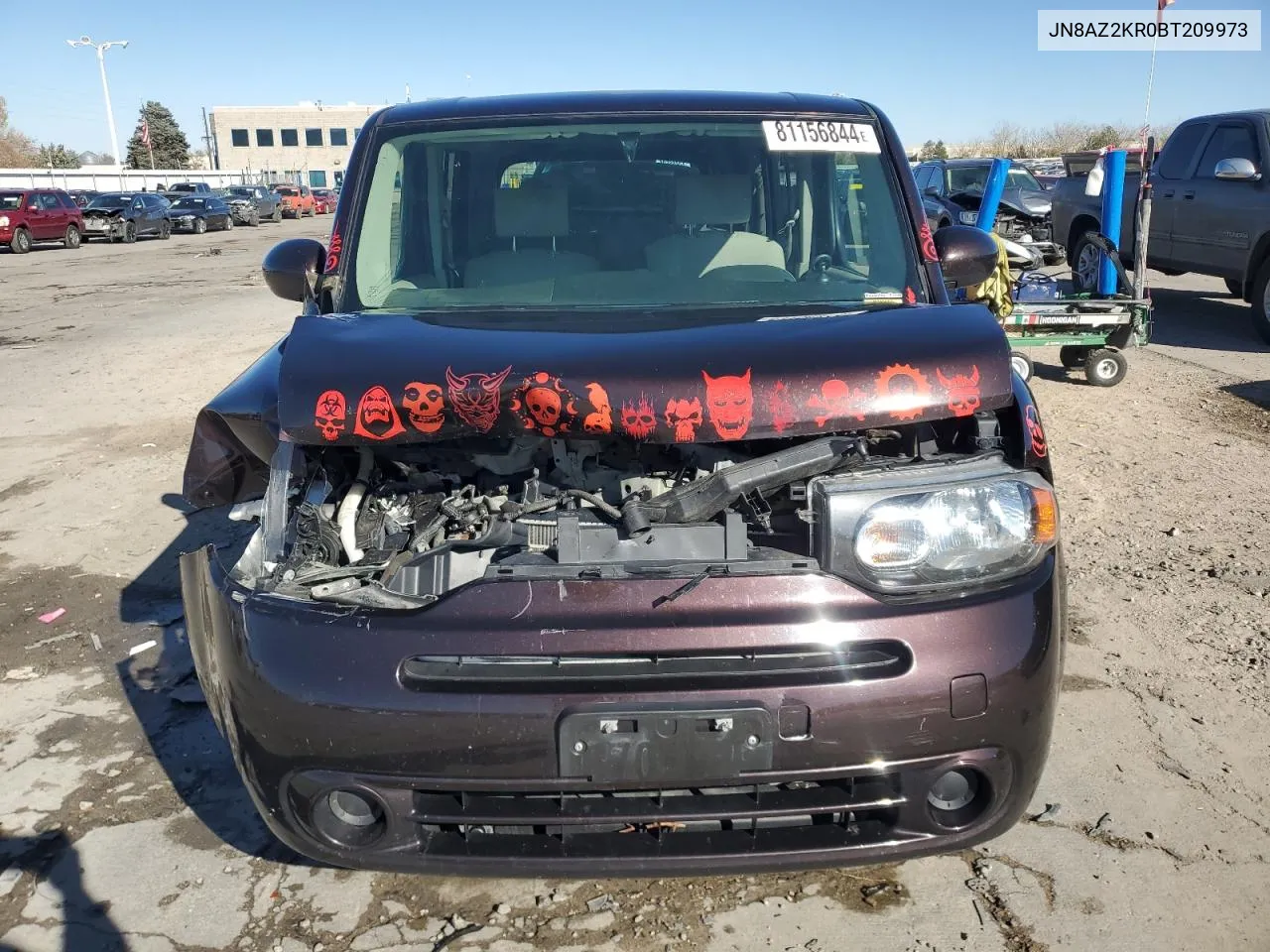 2011 Nissan Cube Base VIN: JN8AZ2KR0BT209973 Lot: 81156844