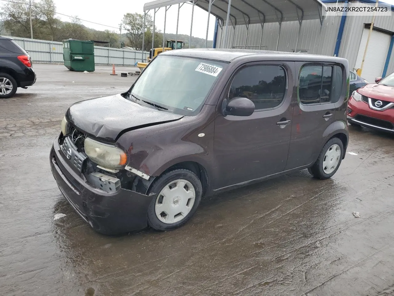 2012 Nissan Cube Base VIN: JN8AZ2KR2CT254723 Lot: 72986884