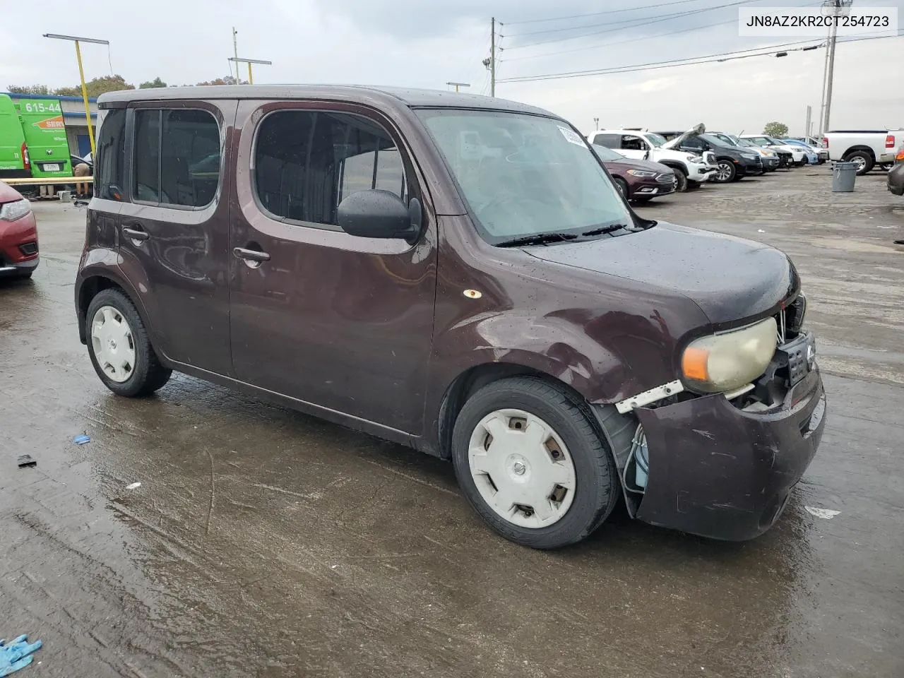 2012 Nissan Cube Base VIN: JN8AZ2KR2CT254723 Lot: 72986884