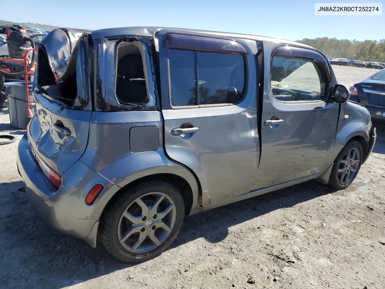 2012 Nissan Cube Base VIN: JN8AZ2KR0CT252274 Lot: 74046484