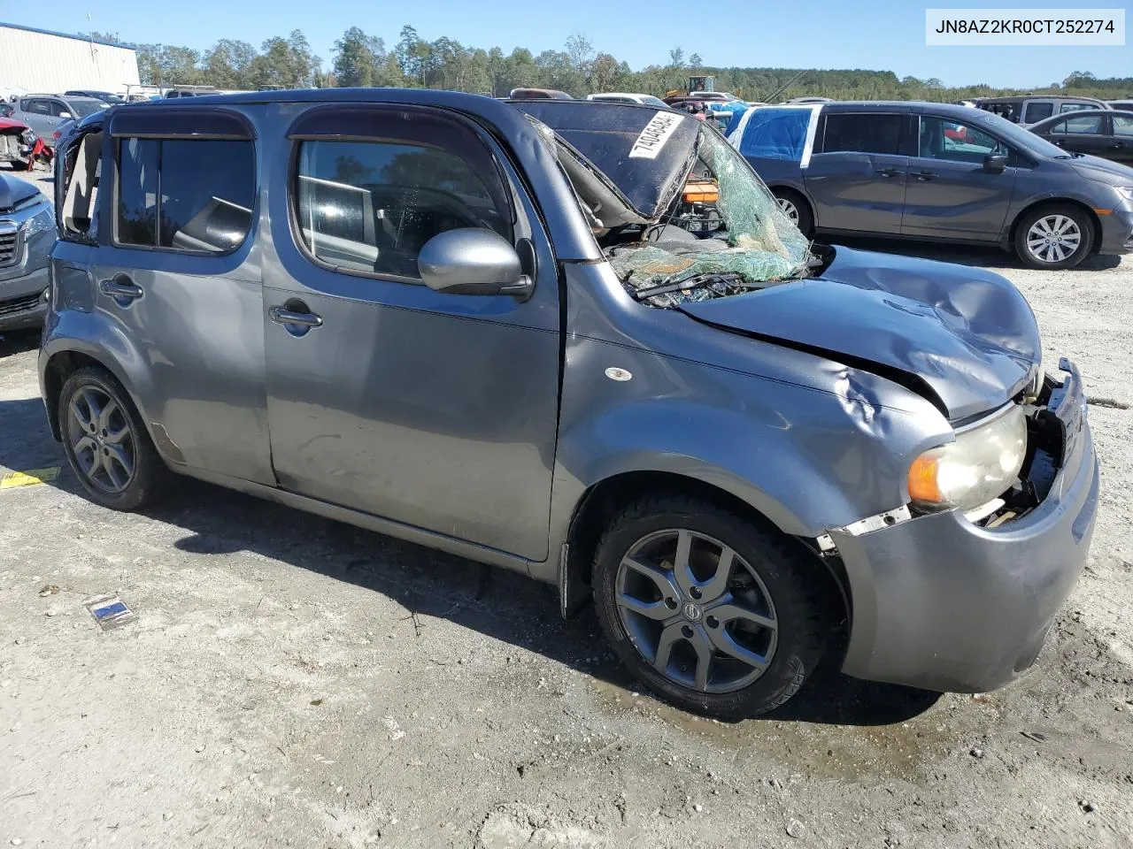 2012 Nissan Cube Base VIN: JN8AZ2KR0CT252274 Lot: 74046484