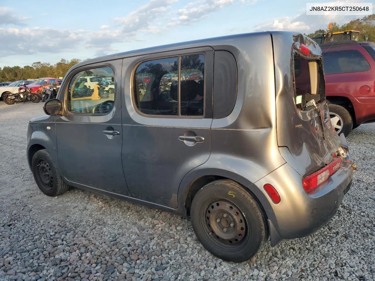 2012 Nissan Cube Base VIN: JN8AZ2KR5CT250648 Lot: 74206994