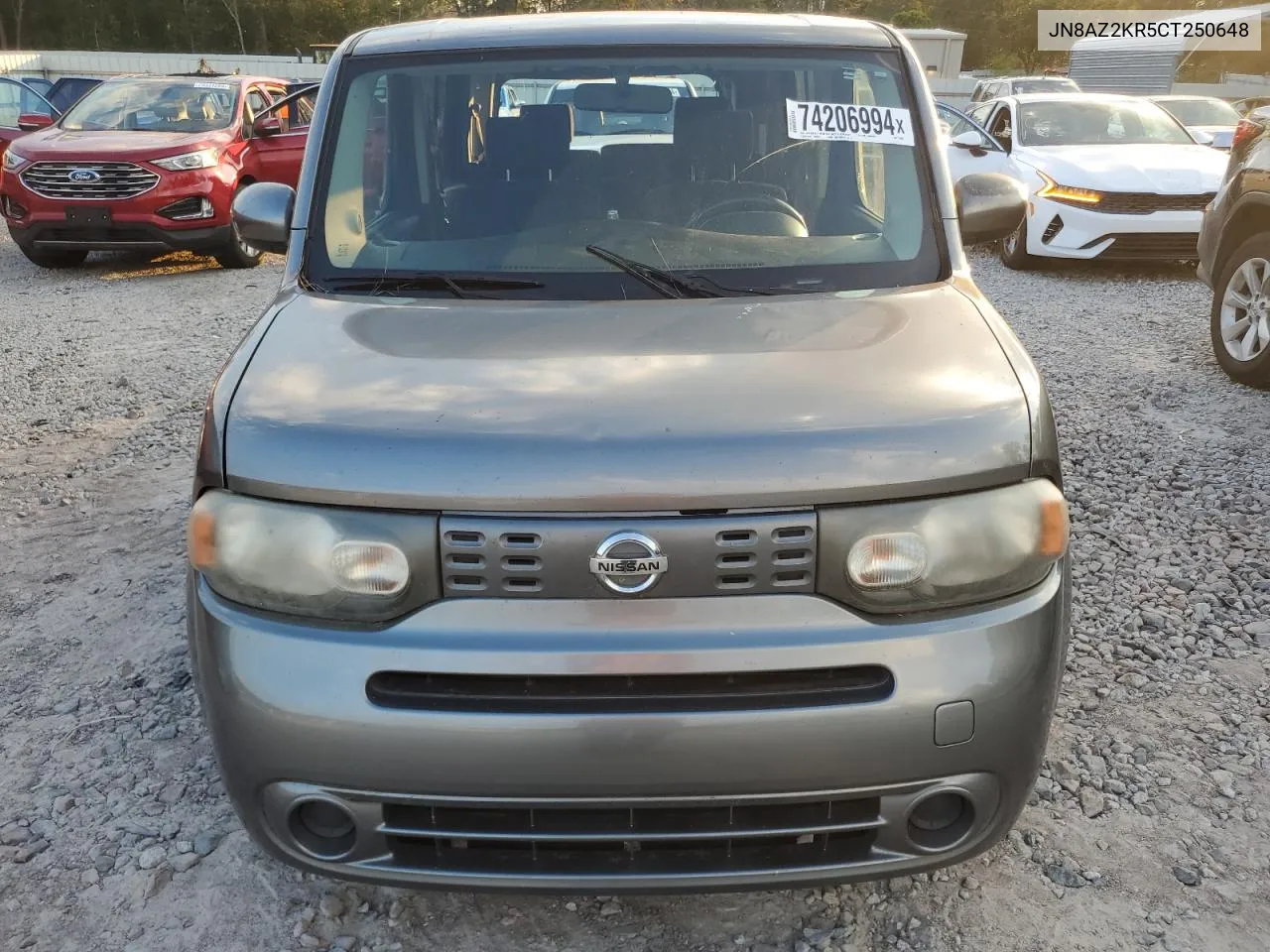 2012 Nissan Cube Base VIN: JN8AZ2KR5CT250648 Lot: 74206994