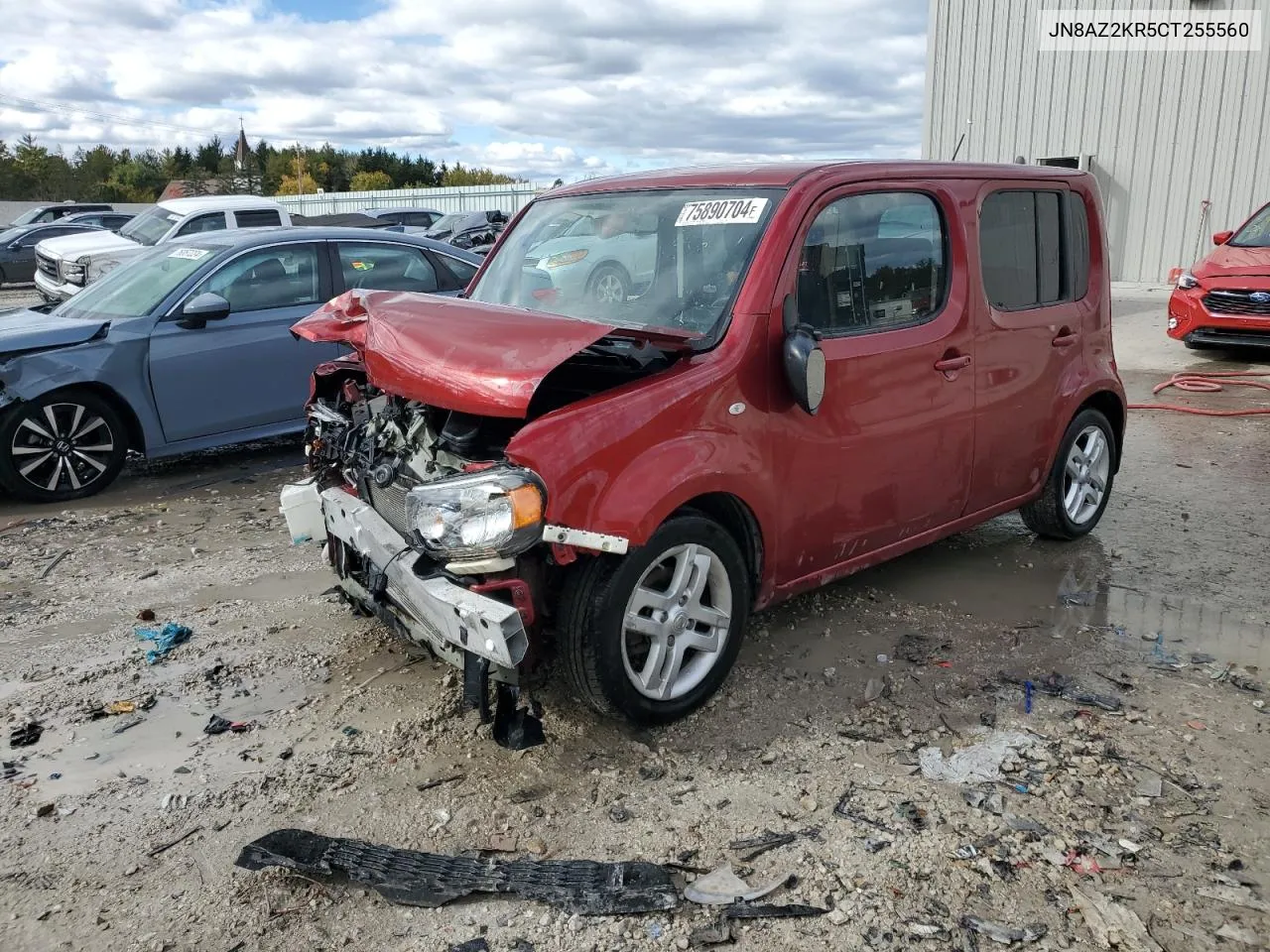 2012 Nissan Cube Base VIN: JN8AZ2KR5CT255560 Lot: 75890704