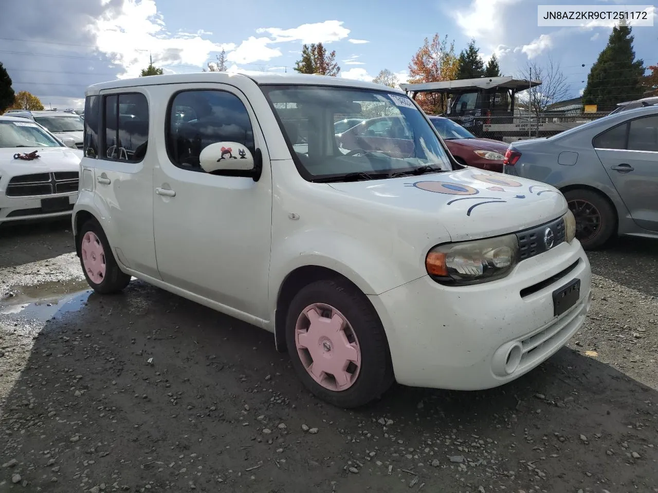 2012 Nissan Cube Base VIN: JN8AZ2KR9CT251172 Lot: 77643824