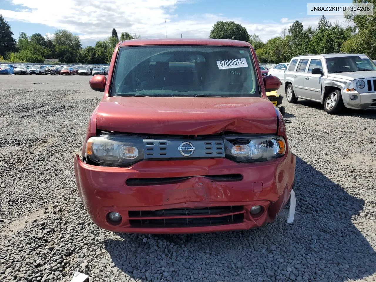 2013 Nissan Cube S VIN: JN8AZ2KR1DT304206 Lot: 67800514