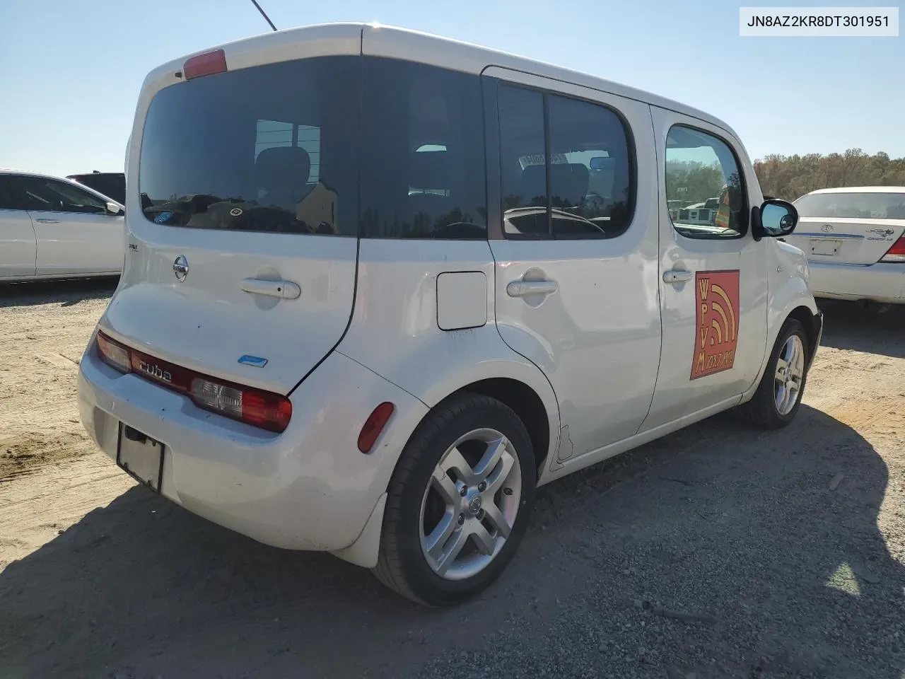 2013 Nissan Cube S VIN: JN8AZ2KR8DT301951 Lot: 75616804