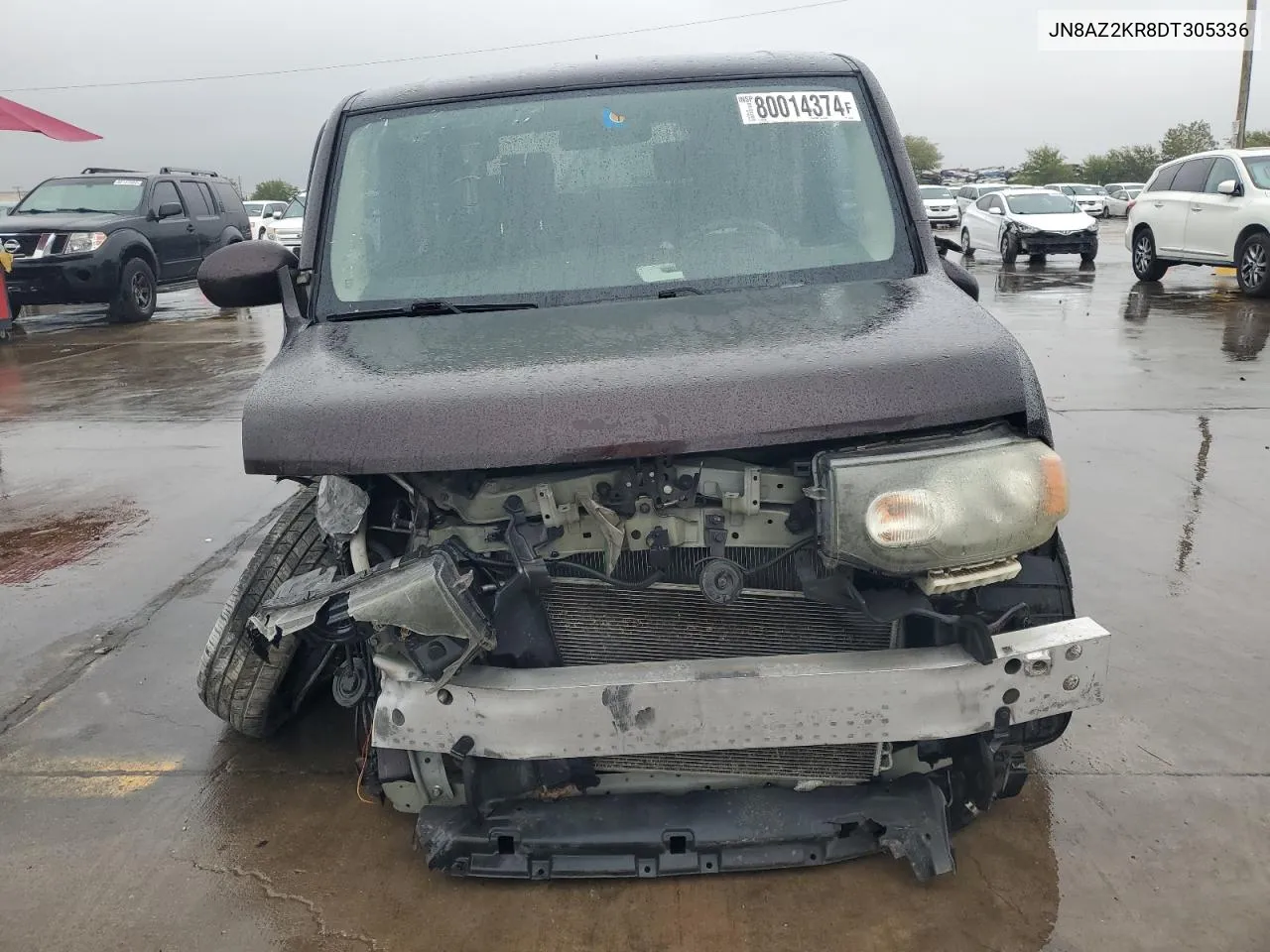 2013 Nissan Cube S VIN: JN8AZ2KR8DT305336 Lot: 80014374