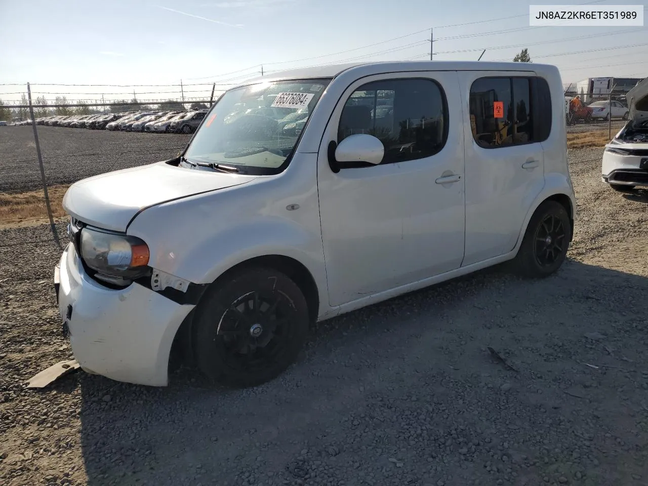 2014 Nissan Cube S VIN: JN8AZ2KR6ET351989 Lot: 66376084