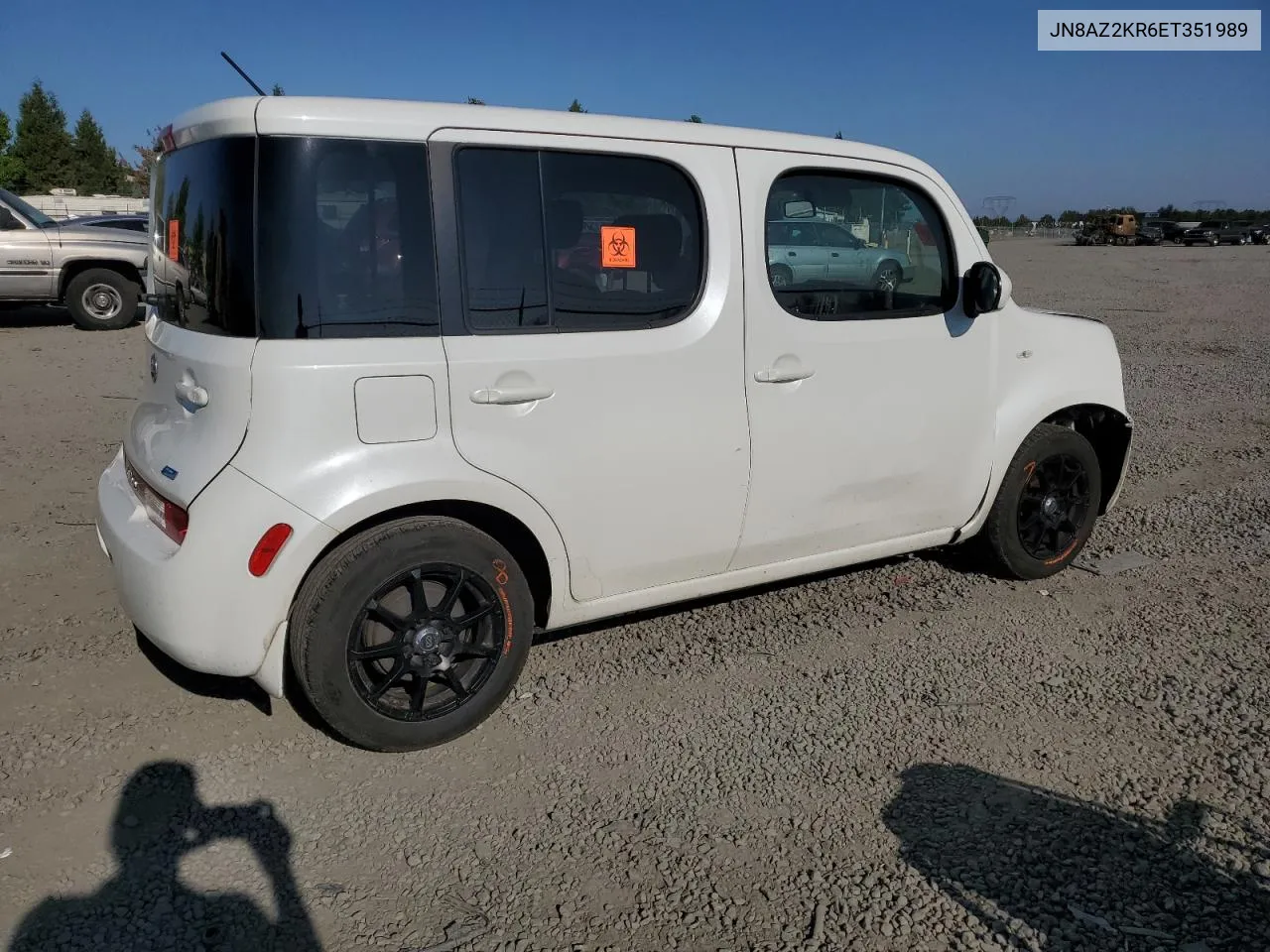 2014 Nissan Cube S VIN: JN8AZ2KR6ET351989 Lot: 66376084