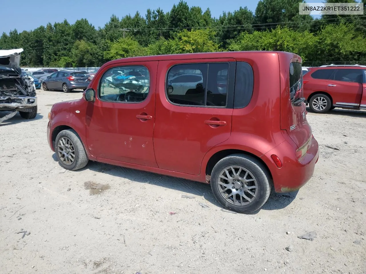 JN8AZ2KR1ET351222 2014 Nissan Cube S