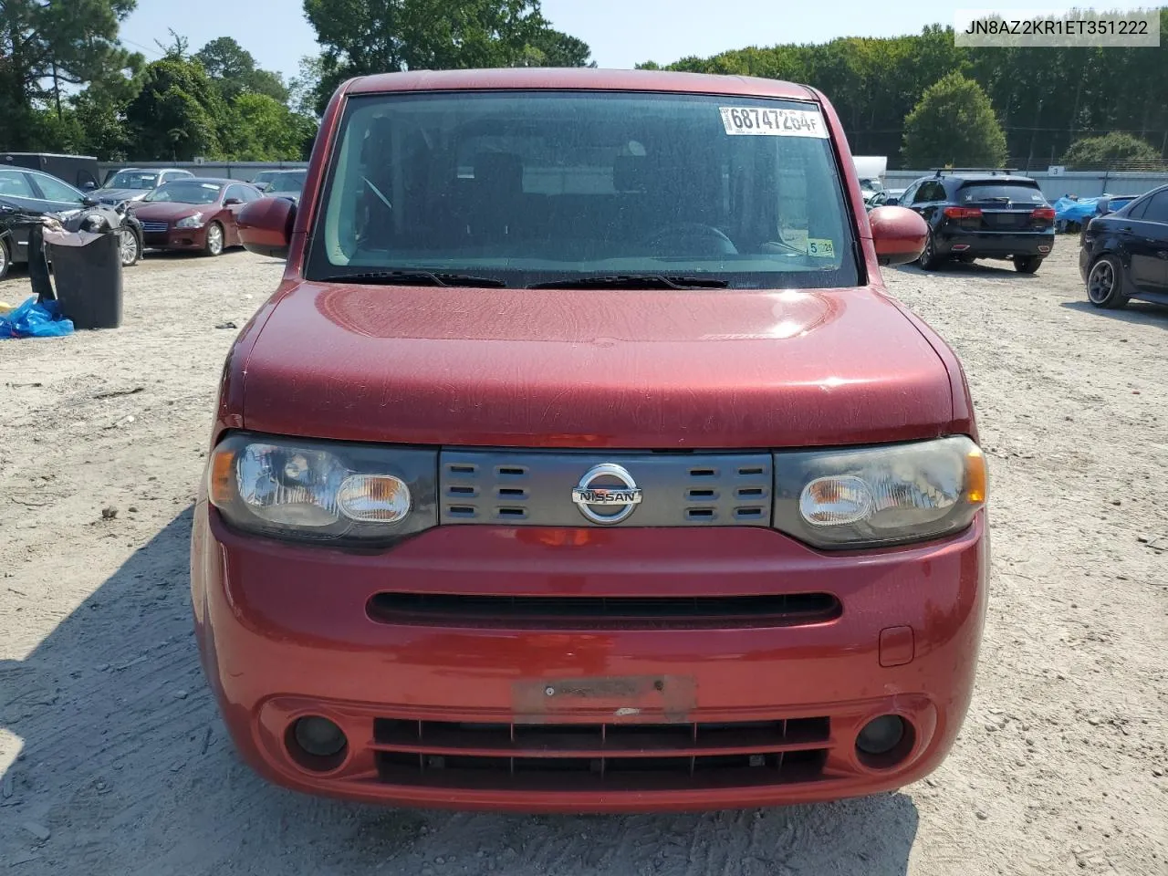 2014 Nissan Cube S VIN: JN8AZ2KR1ET351222 Lot: 68747264