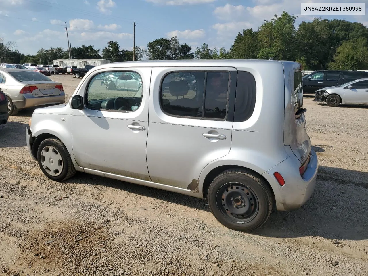 2014 Nissan Cube S VIN: JN8AZ2KR2ET350998 Lot: 72238574