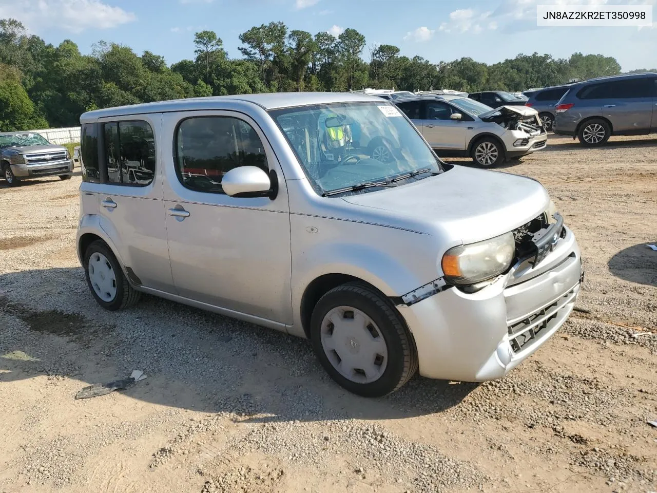 2014 Nissan Cube S VIN: JN8AZ2KR2ET350998 Lot: 72238574