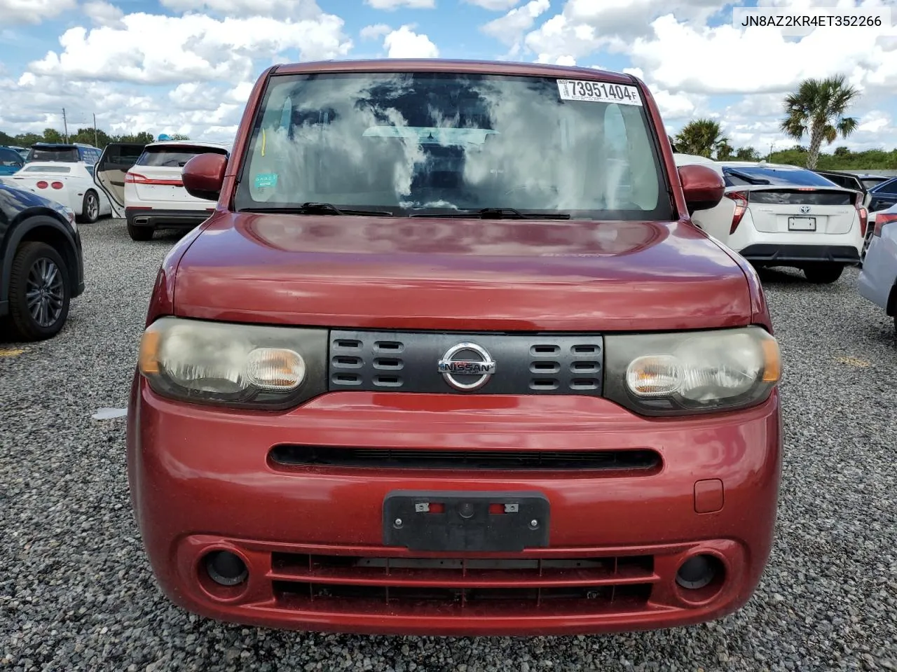 2014 Nissan Cube S VIN: JN8AZ2KR4ET352266 Lot: 73951404