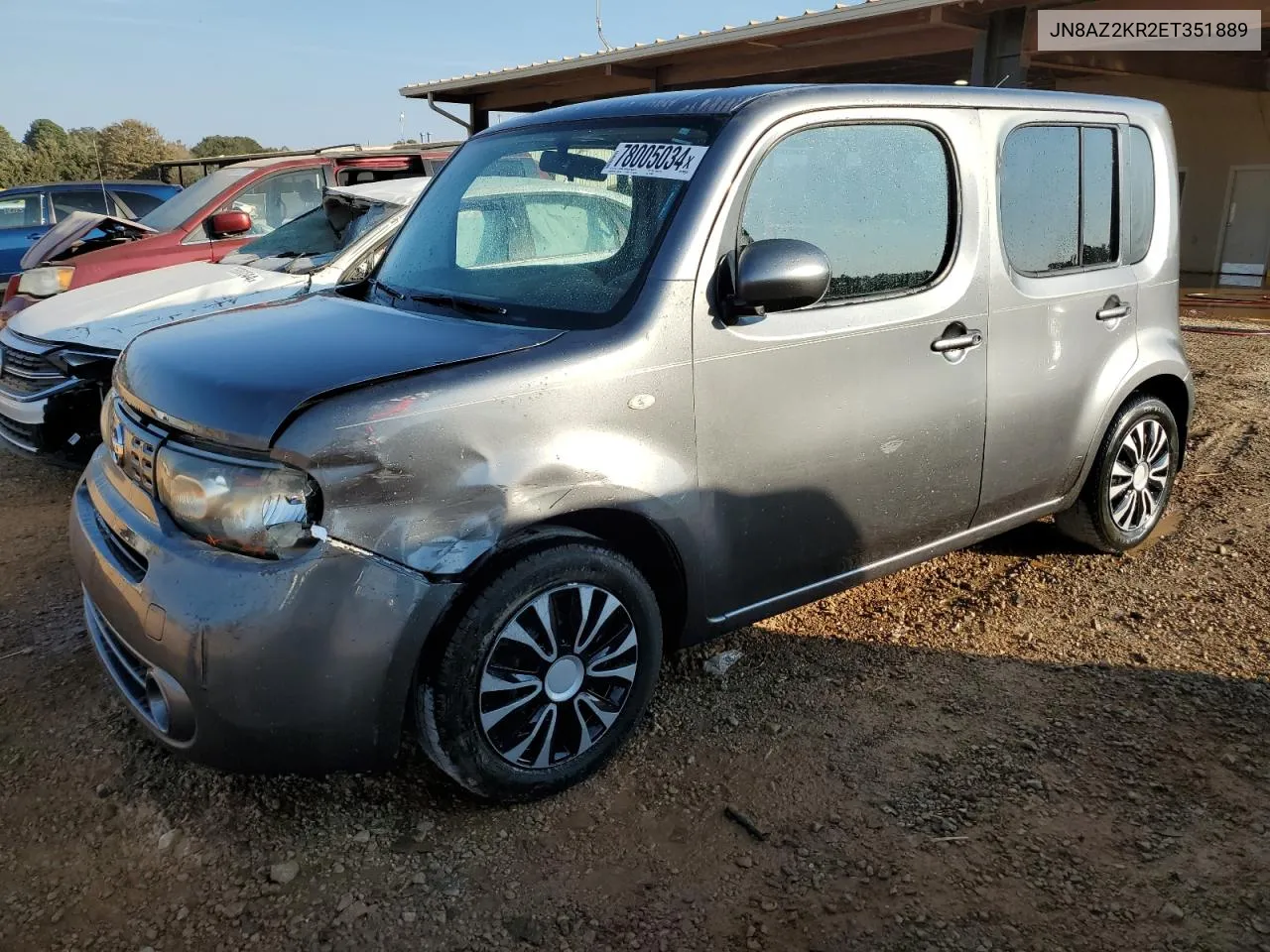 2014 Nissan Cube S VIN: JN8AZ2KR2ET351889 Lot: 78005034