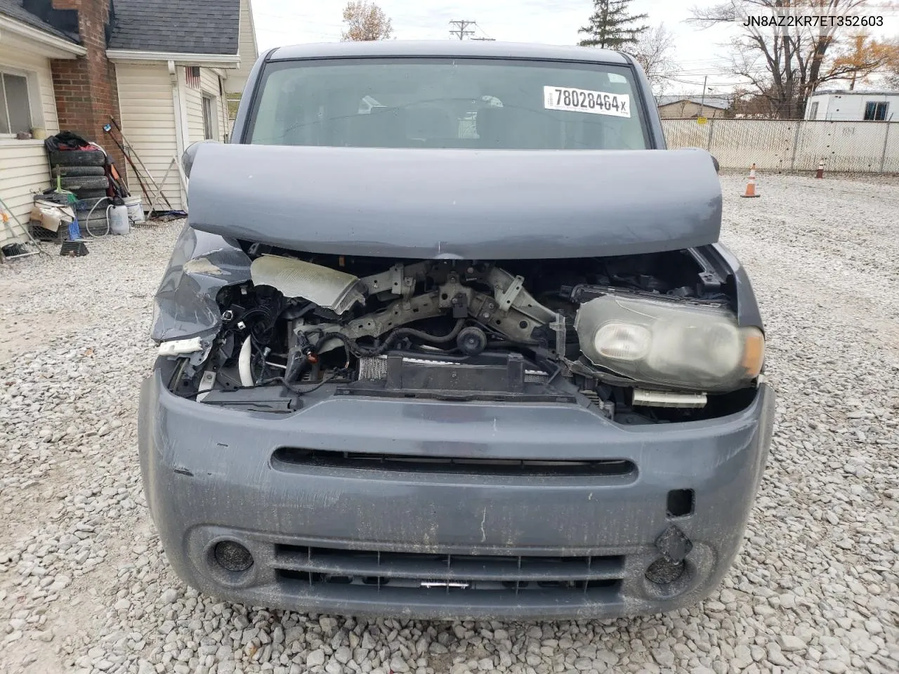 2014 Nissan Cube S VIN: JN8AZ2KR7ET352603 Lot: 78028464