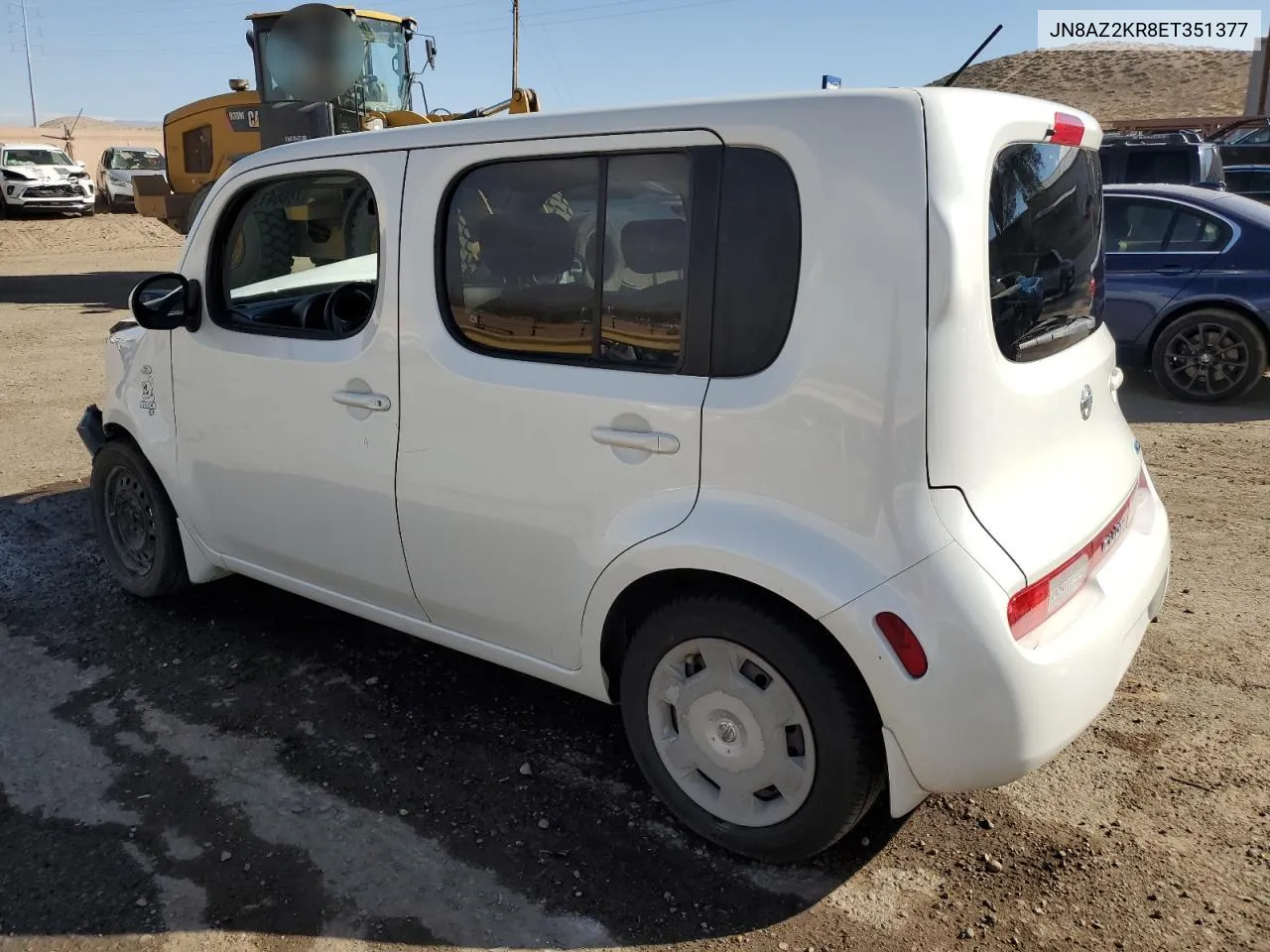 2014 Nissan Cube S VIN: JN8AZ2KR8ET351377 Lot: 78064174