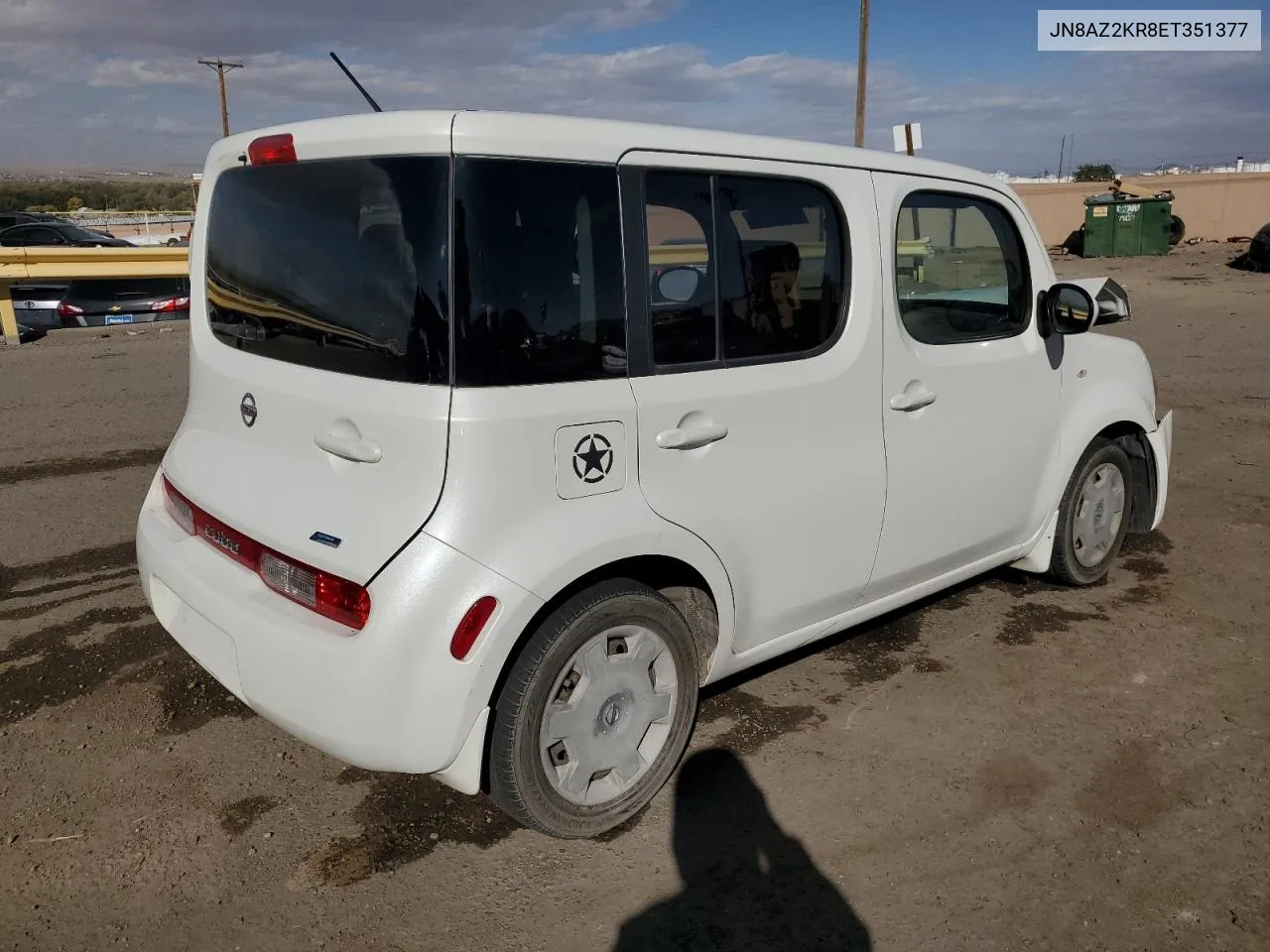 2014 Nissan Cube S VIN: JN8AZ2KR8ET351377 Lot: 78064174