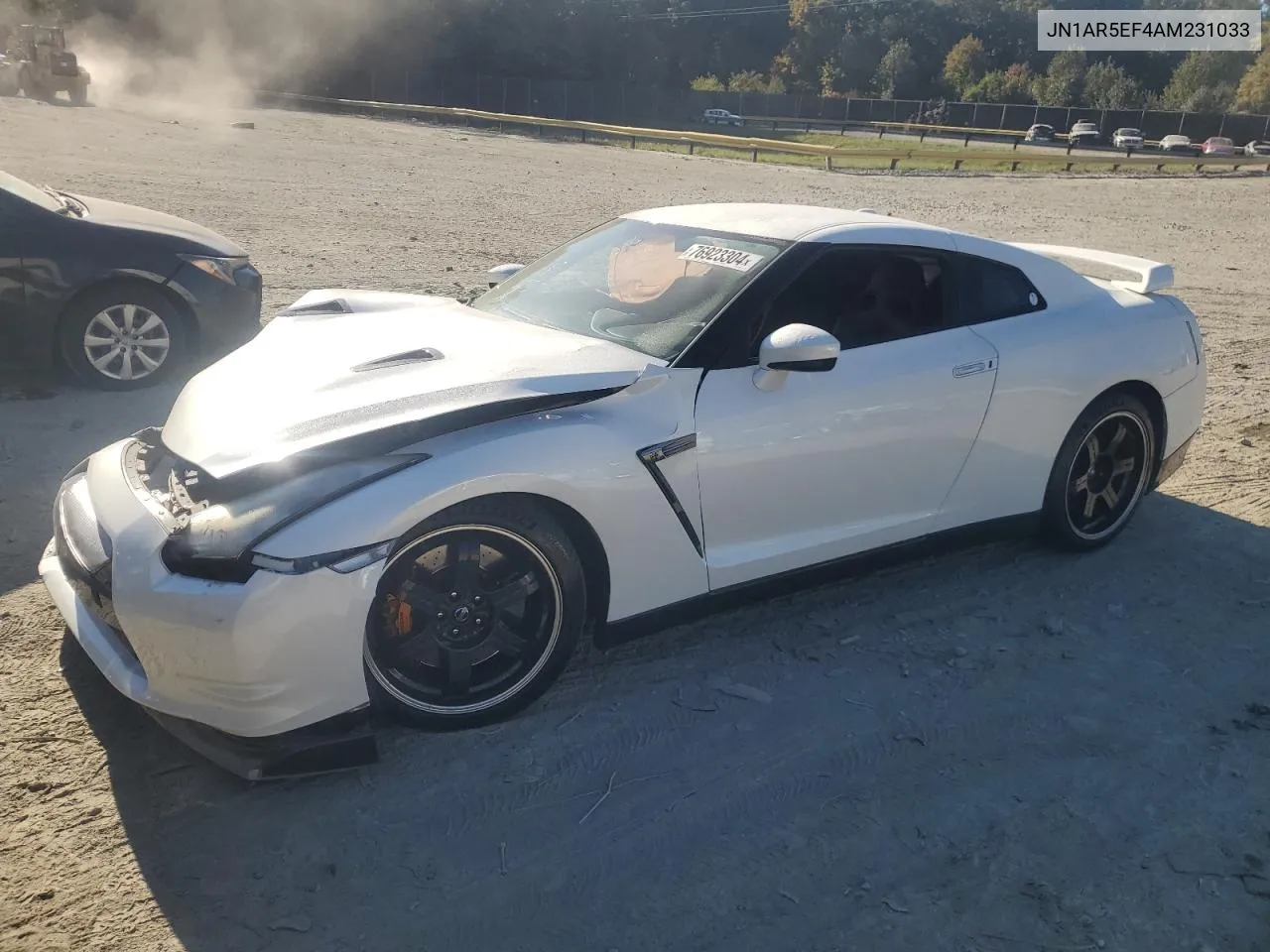 2010 Nissan Gt-R Base VIN: JN1AR5EF4AM231033 Lot: 76923304