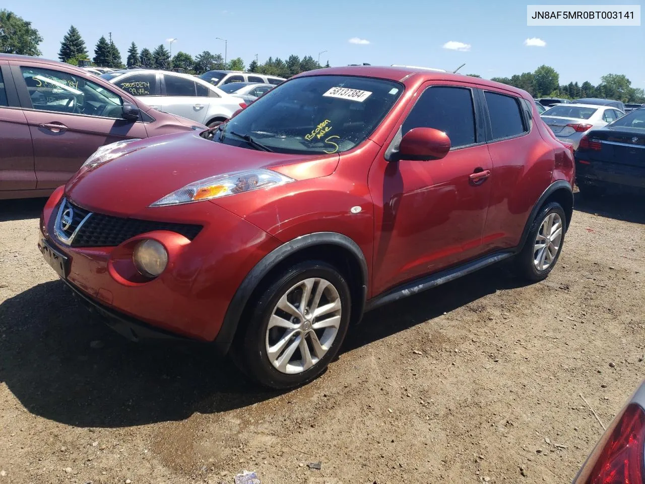 2011 Nissan Juke S VIN: JN8AF5MR0BT003141 Lot: 58137384